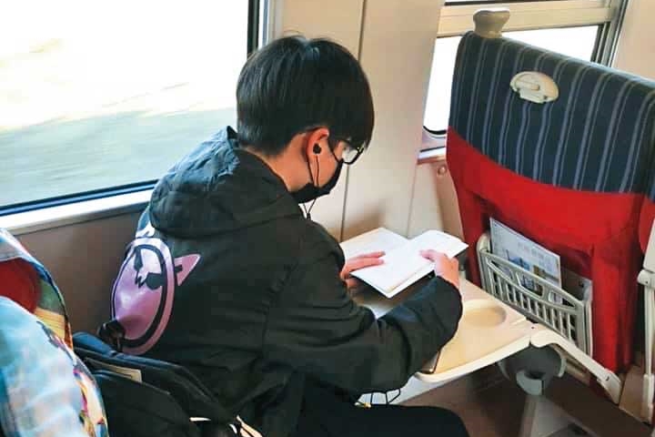 小宇資質優異，想法很多。（家屬提供）