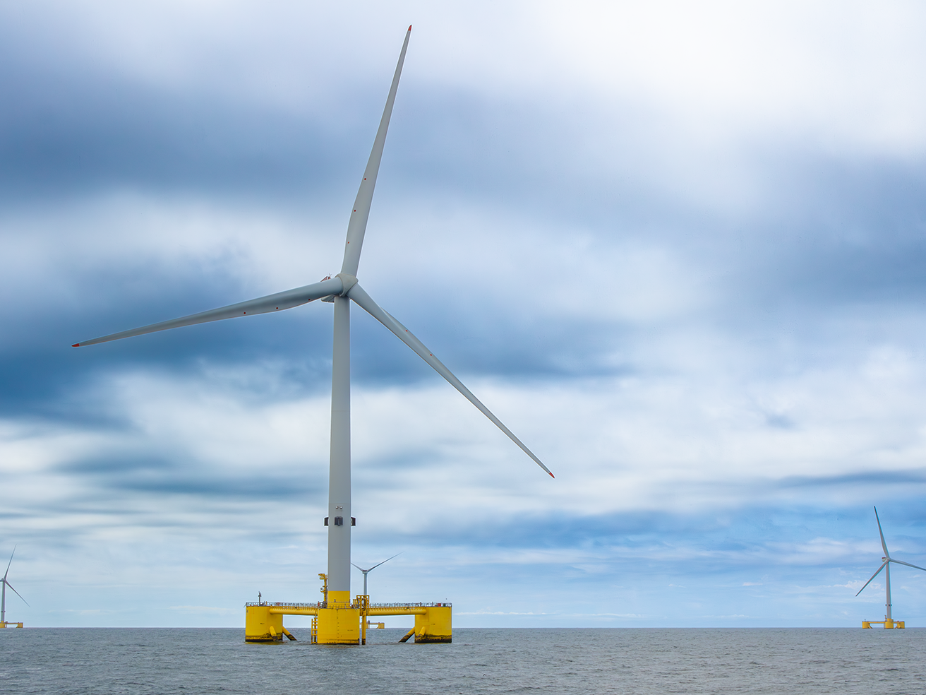 離岸風電開發商福廷綠能源旗下的「竹廷浮動式離岸風電計畫」，將參與經濟部能源署所規劃的浮動式離岸風電示範案選商。（福廷綠能源提供）