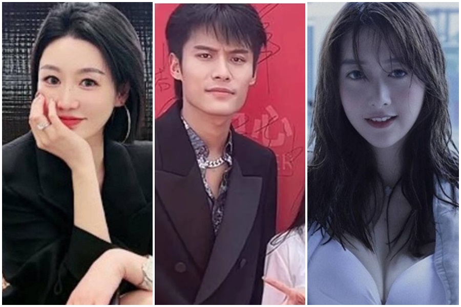 抖音擁有1億粉絲的帶貨網紅「瘋狂小楊哥」旗下女主播的七老板、卓仕琳等人也在三隻羊高層的陪睡名單中。（翻攝自小楊哥、七老板、卓仕琳微博）