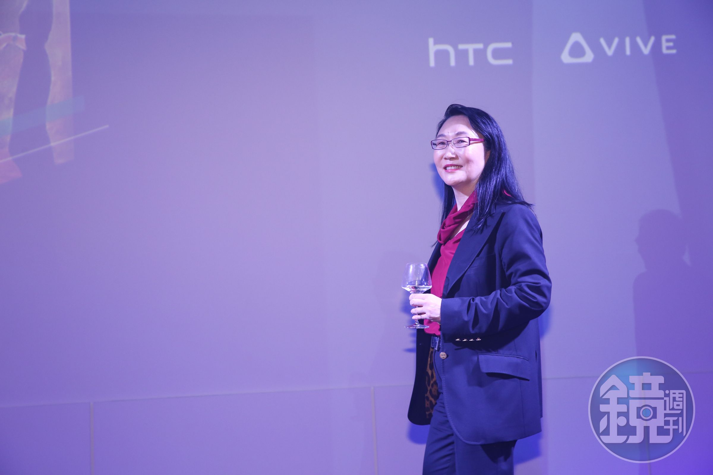 NASA指名與宏達電合作，VIVE Focus 3將升空改善太空人的心理健康問題。（圖為宏達電董事長王雪紅，資料照片）