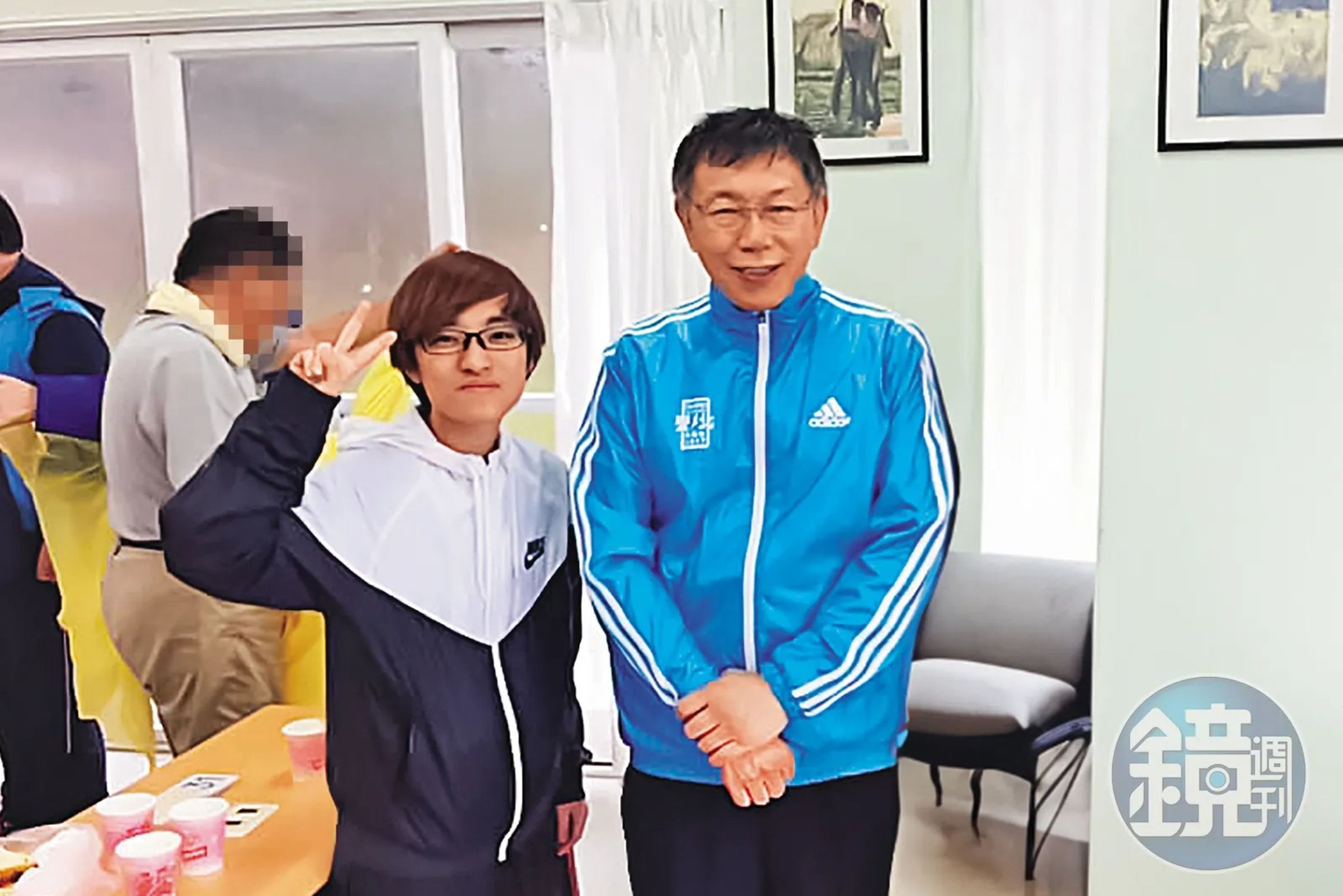 綽號「橘子」的許芷瑜，是柯文哲的貼身帳房。（讀者提供）