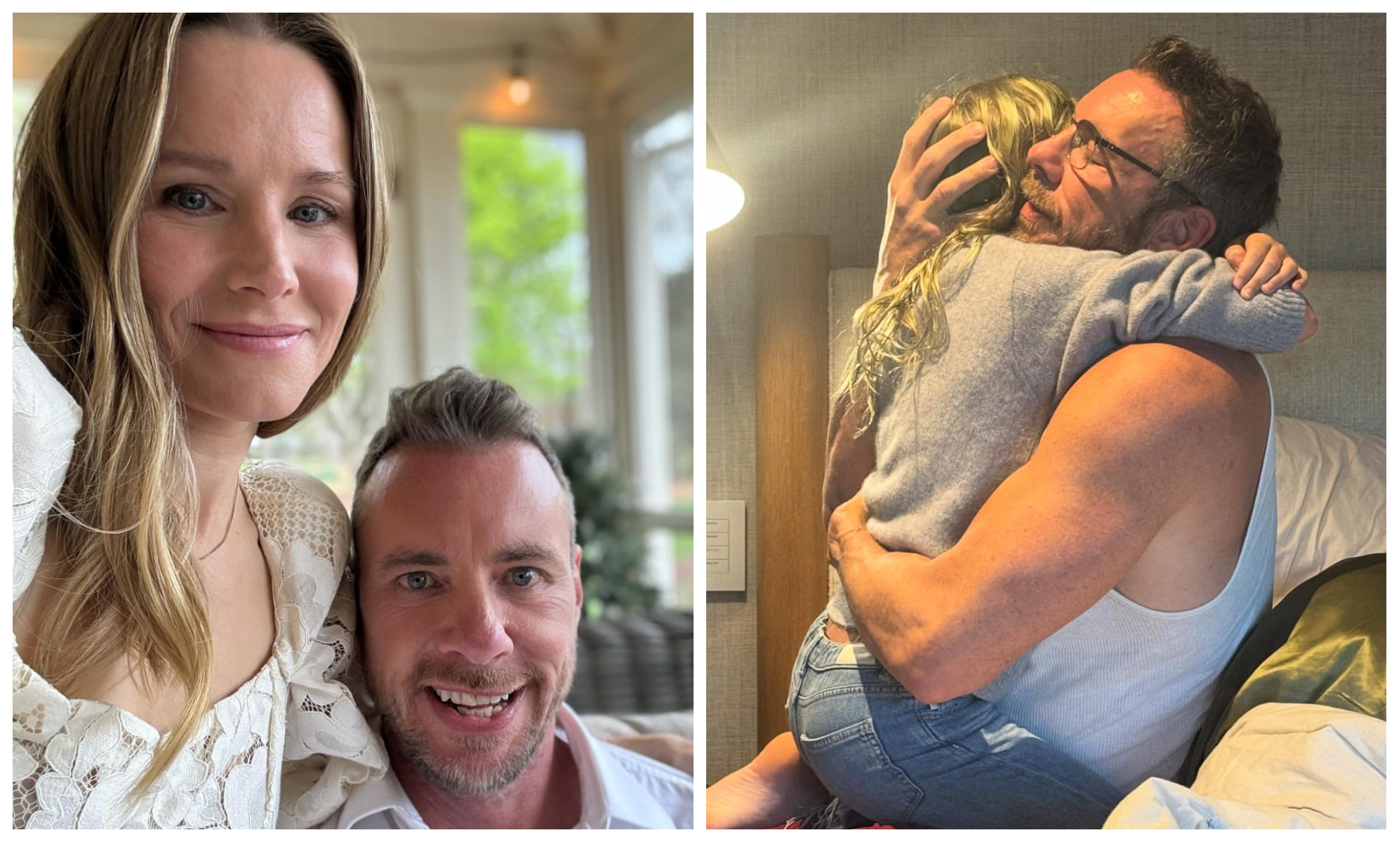 克莉絲汀貝爾與丈夫戴克斯薛普結婚12週年，慶祝貼文卻遭炎上。（翻攝kristenanniebell IG）