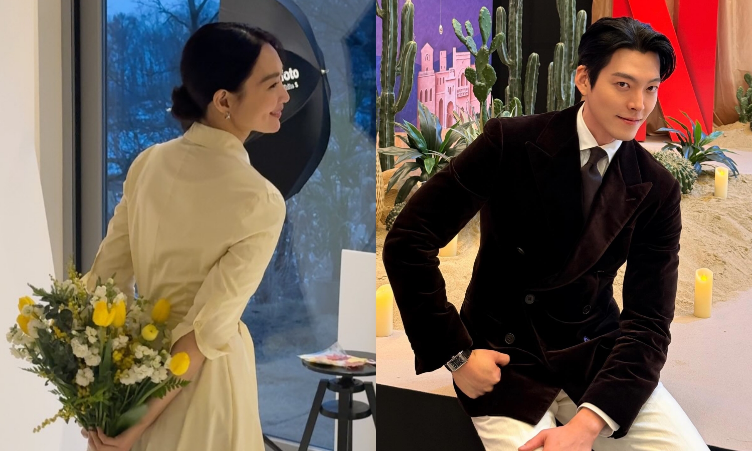 金宇彬與申敏兒將於12月20日在首爾結婚，婚禮不公開。（翻攝金宇彬、申敏兒IG）