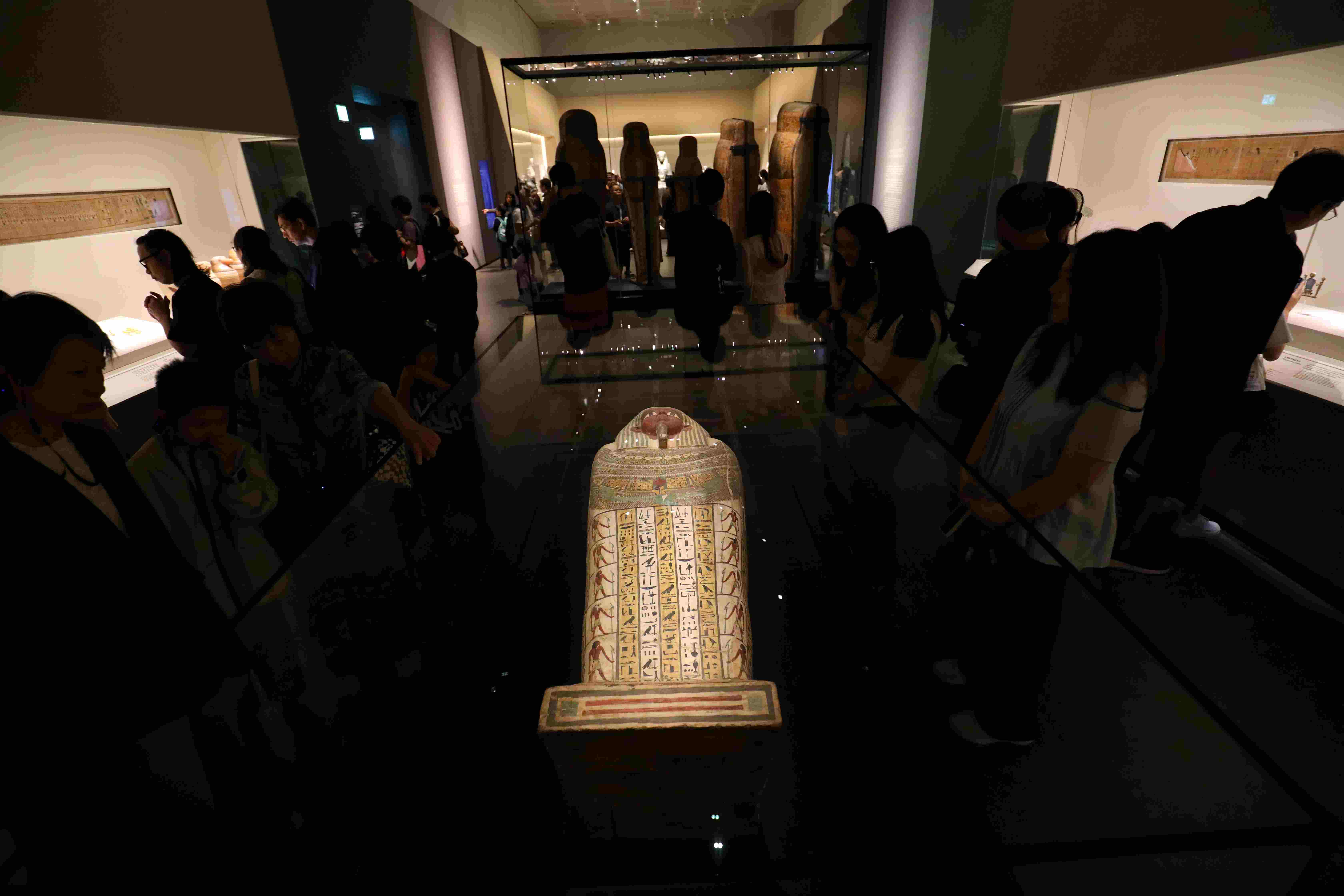 香港故宮正在舉行的「古埃及文明大展」，展示了250件古埃及珍寶。
