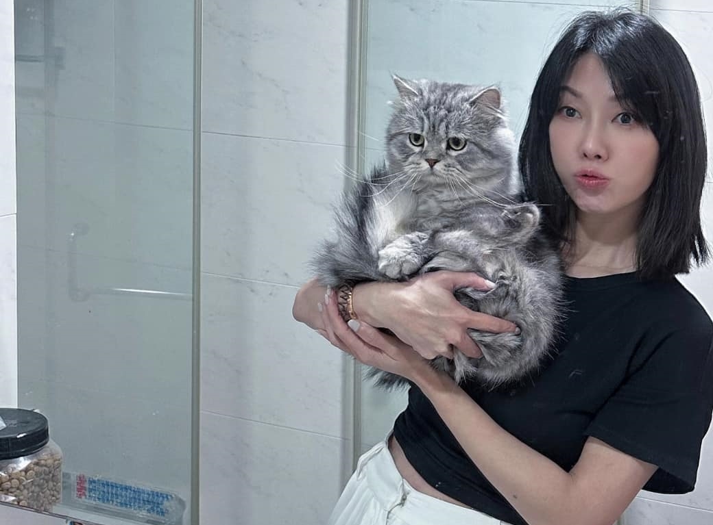 養了30年，最近才發現自己對貓皮屑過敏。（翻攝自Kimiko臉書）