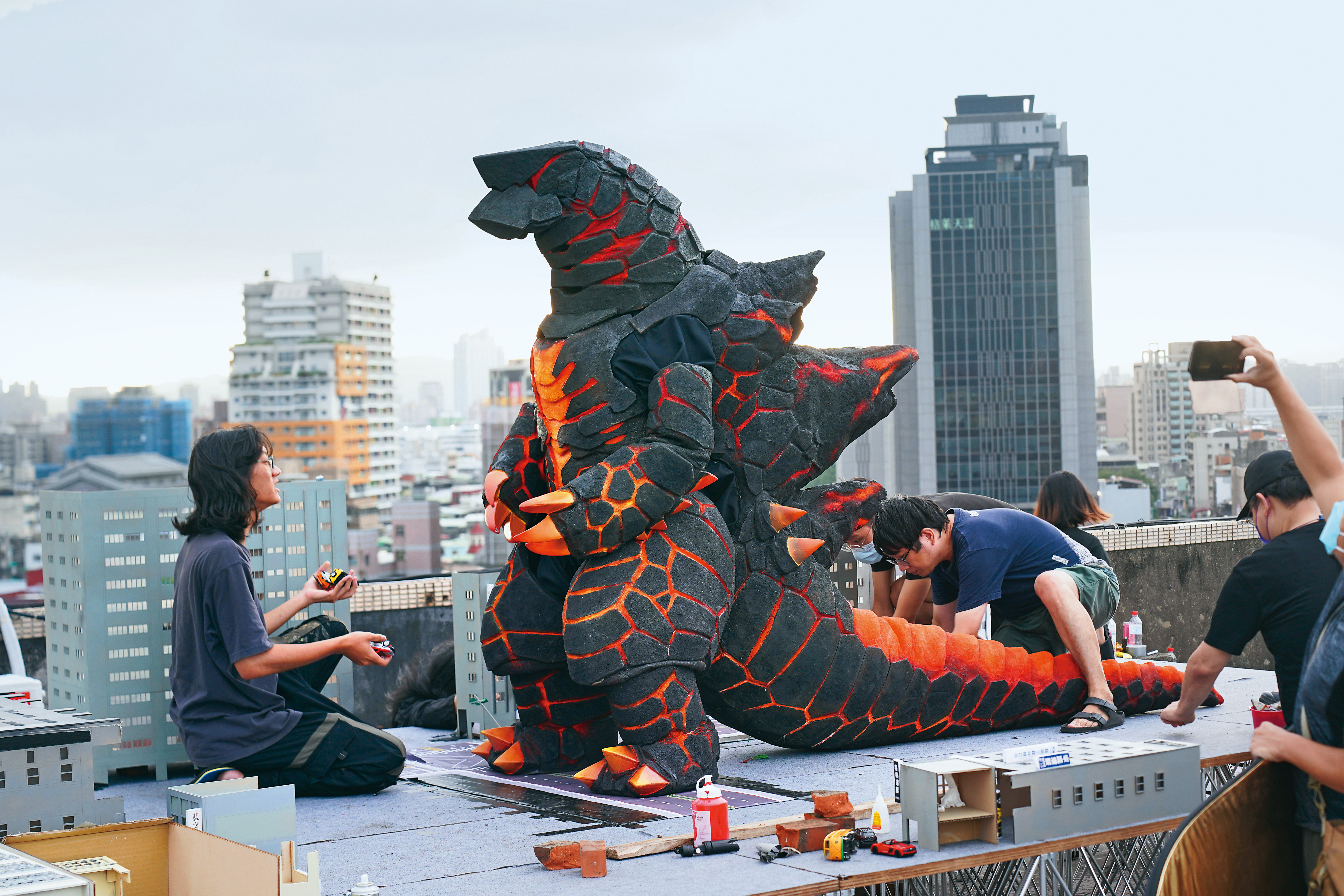 特製隊去年拍攝短片《大黑》。（特製隊提供）