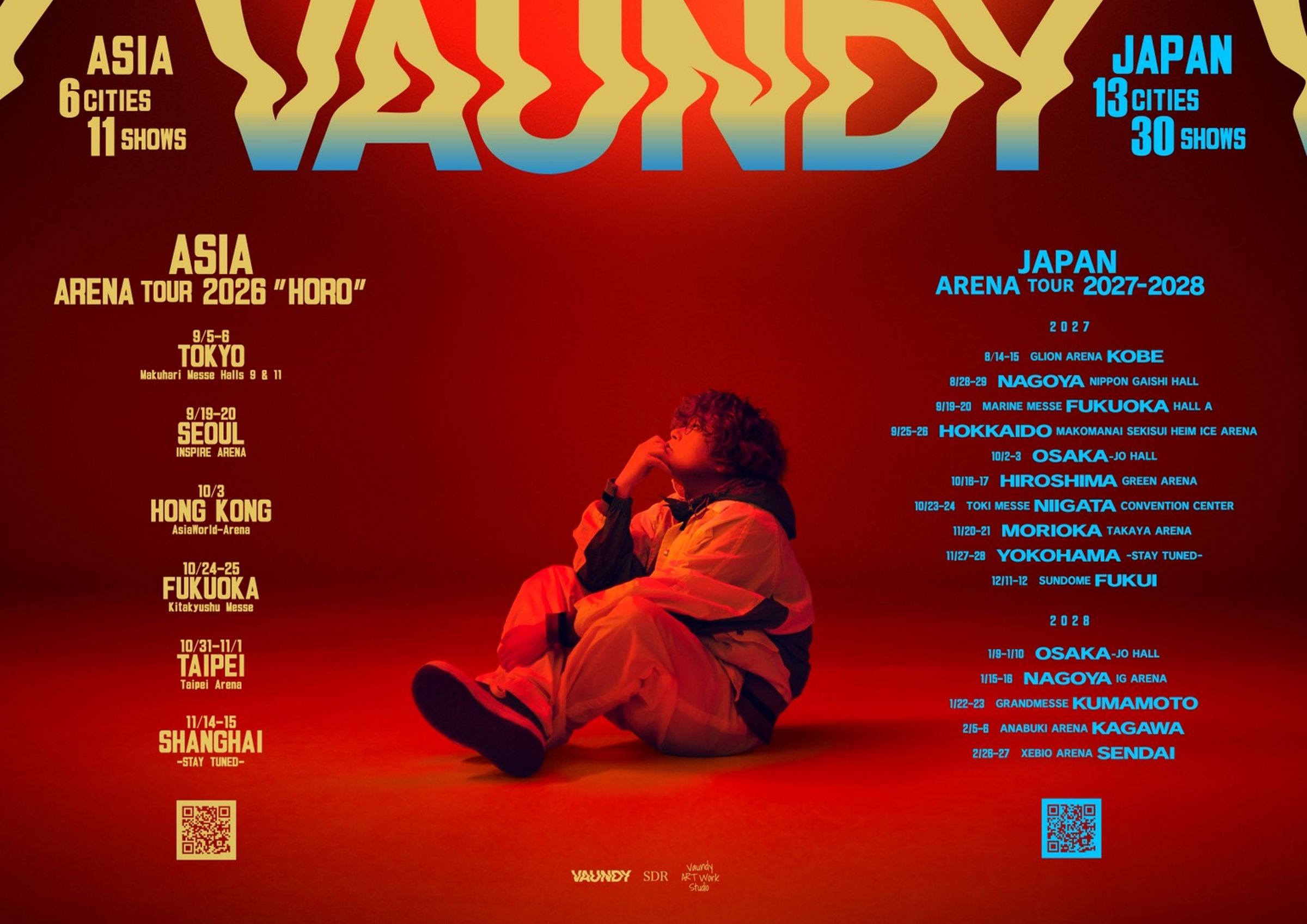 日本Z世代代表性創作歌手Vaundy台北小巨蛋演唱會將於10月31日、11月1日開唱。(好玩國際文化提供)