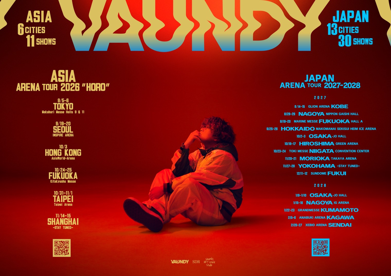 日本Z世代代表性創作歌手Vaundy台北小巨蛋演唱會將於10月31日、11月1日開唱。(好玩國際文化提供)