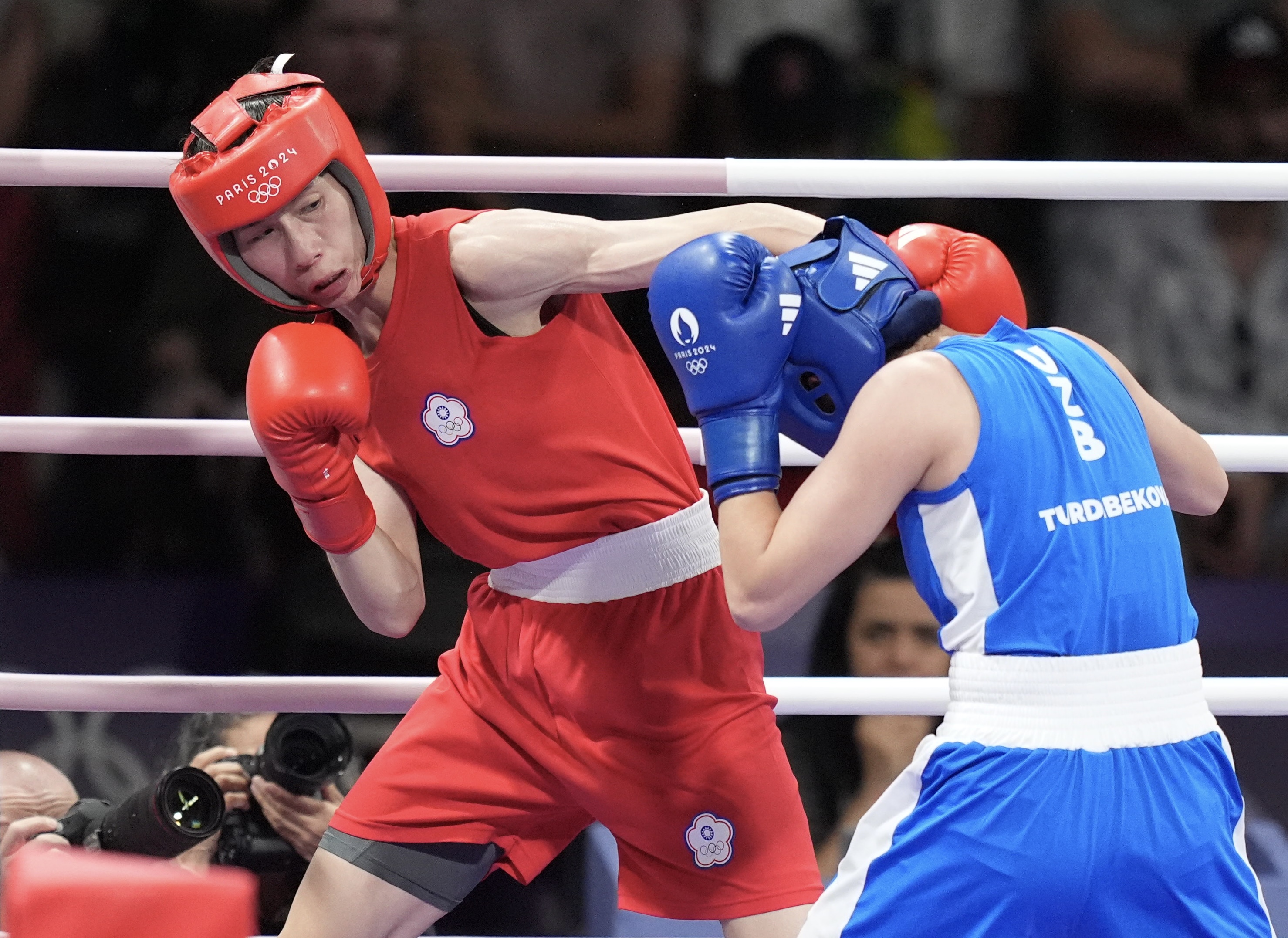 林郁婷今出征巴黎奧運女子拳擊57公斤級八強戰。（中華奧會提供）