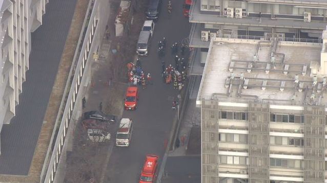 日本名古屋大學於今發生一起化學藥品爆炸意外。（翻攝自中京電視台新聞）