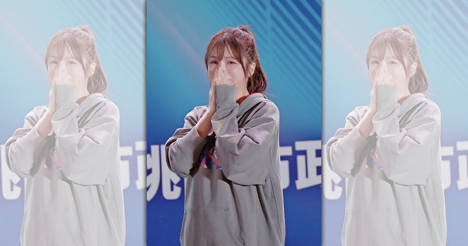 林岱縈為了聲援台灣隊，提前從韓國返台。（紅心字會提供）