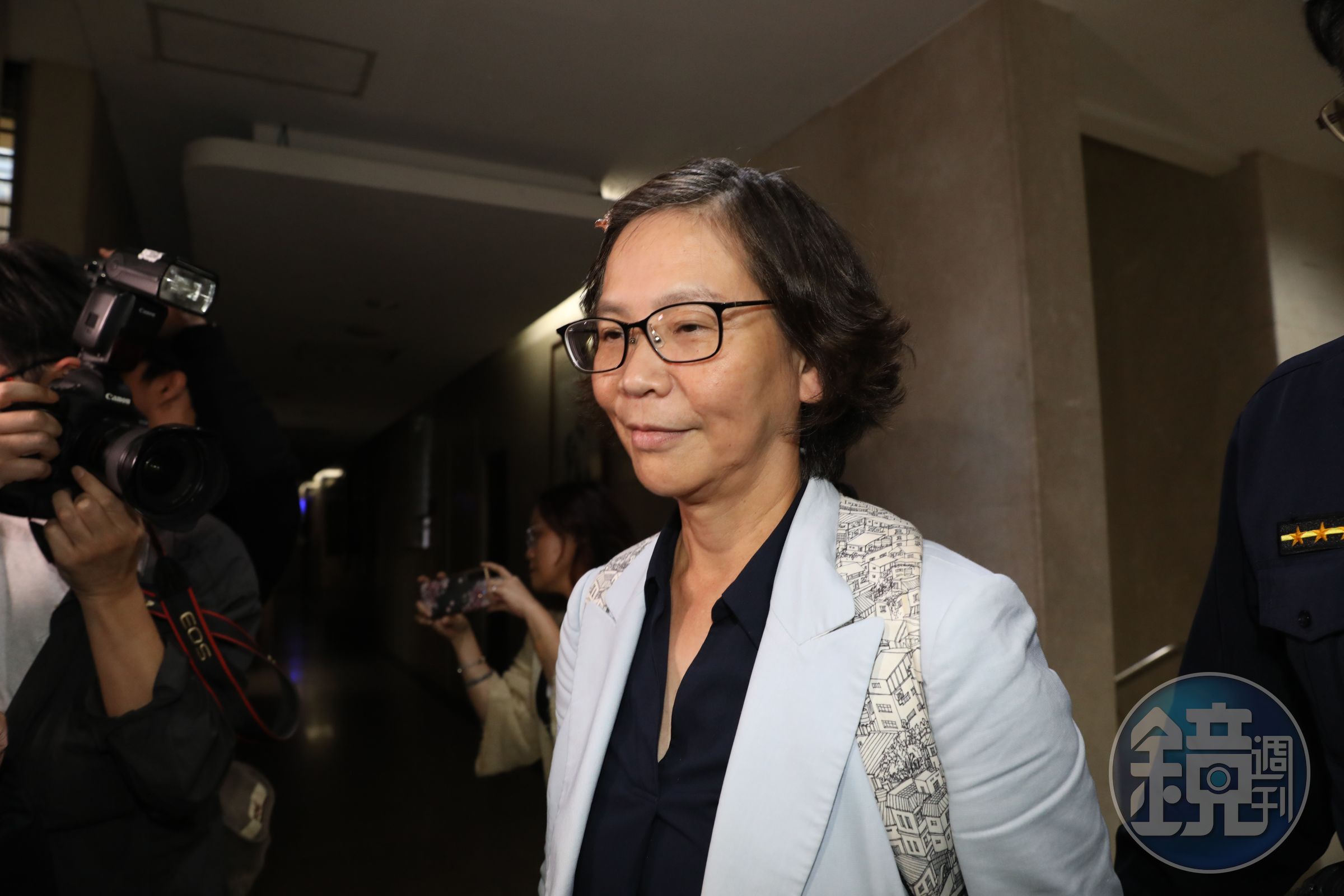 蔡壁如日前曾赴北檢被約談，今她證實起訴書中部分內容為柯文哲傳給她的訊息。（資料照）