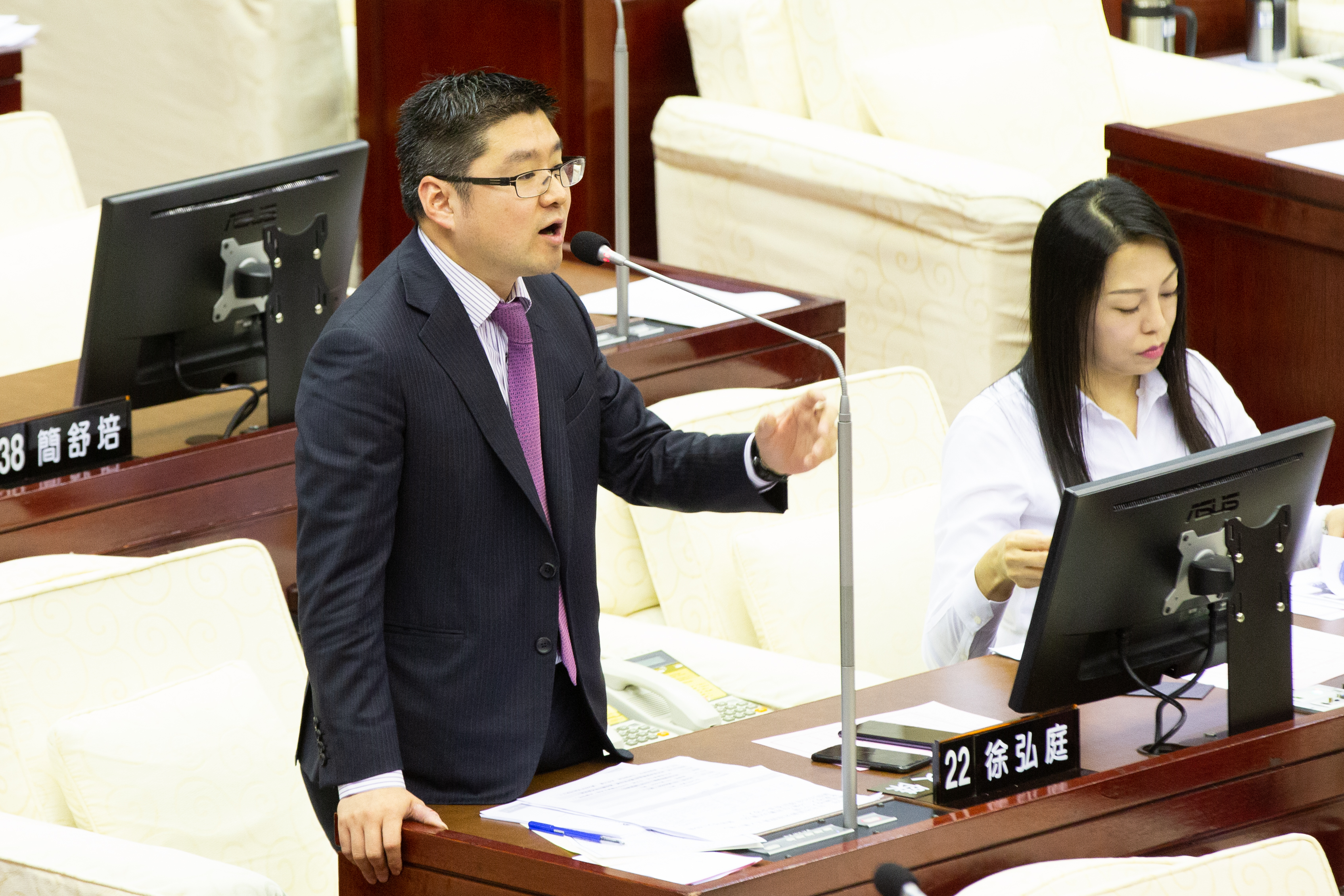 比特犬咬人事件持續延燒，市議員徐弘庭受牽連，他今釋出聲明，強調自己並不認識飼主，也從沒有接受過有關比特犬隻的陳情案件。（本刊資料照）