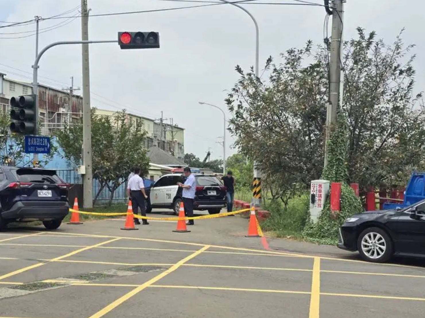 20歲顏姓女大生遭砍31刀死亡，警方循線逮捕到涉嫌犯案的17歲駱姓少年。（翻攝畫面）