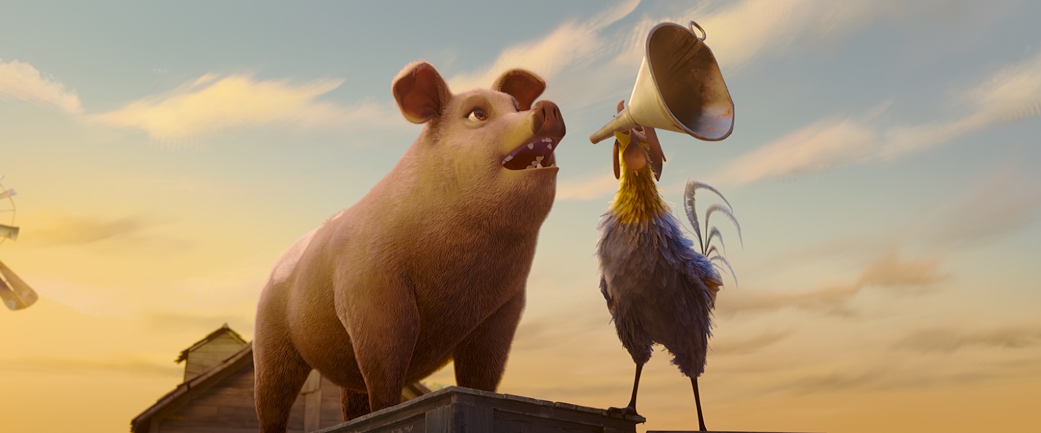 發動革命的豬群領袖「拿破崙」，率領動物，把人類趕出了農莊，可以說是諷刺當時共產黨統治的蘇聯。（車庫娛樂提供）

