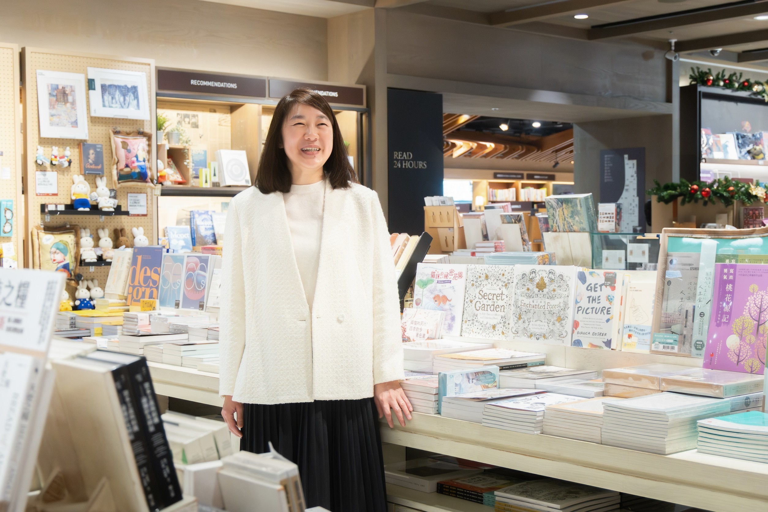 吳旻潔歷經集團經營、親人去世，現在感受到的是甜美。她表示，未來持續深化全台據點的經營動能，獲利是要越來越好。