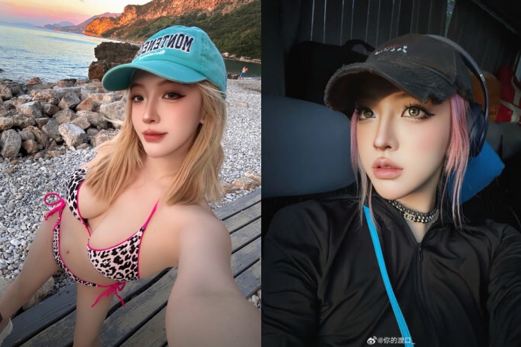 網紅「你的渡口」生前以球鞋穿搭走紅社群平台，擁有百萬粉絲，近年創立潮牌並轉戰成人平台維持收入。（翻攝自抖音）