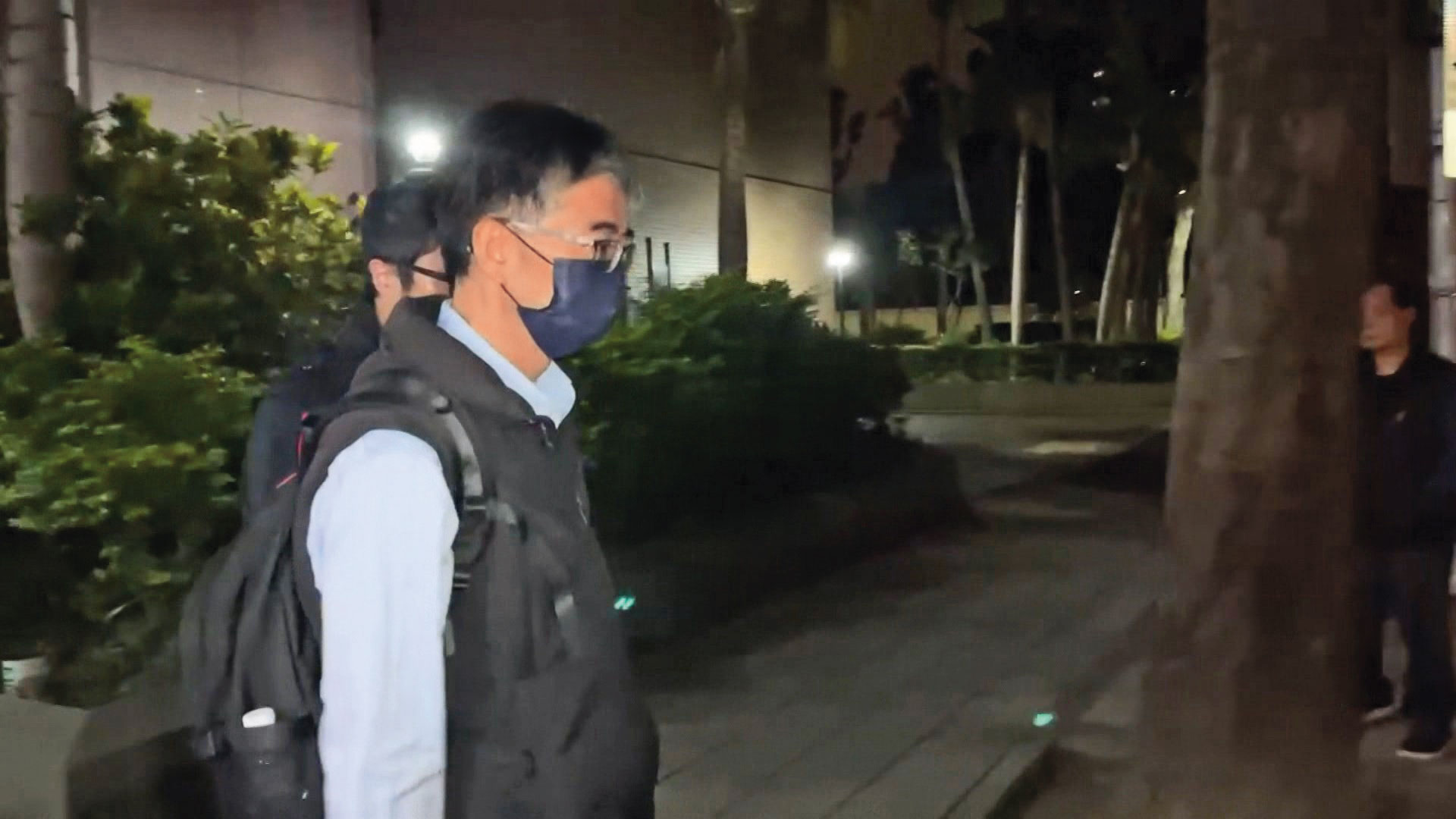 曦工程港灣工程部經理陳建中遭約談後請回。(鏡新聞提供)