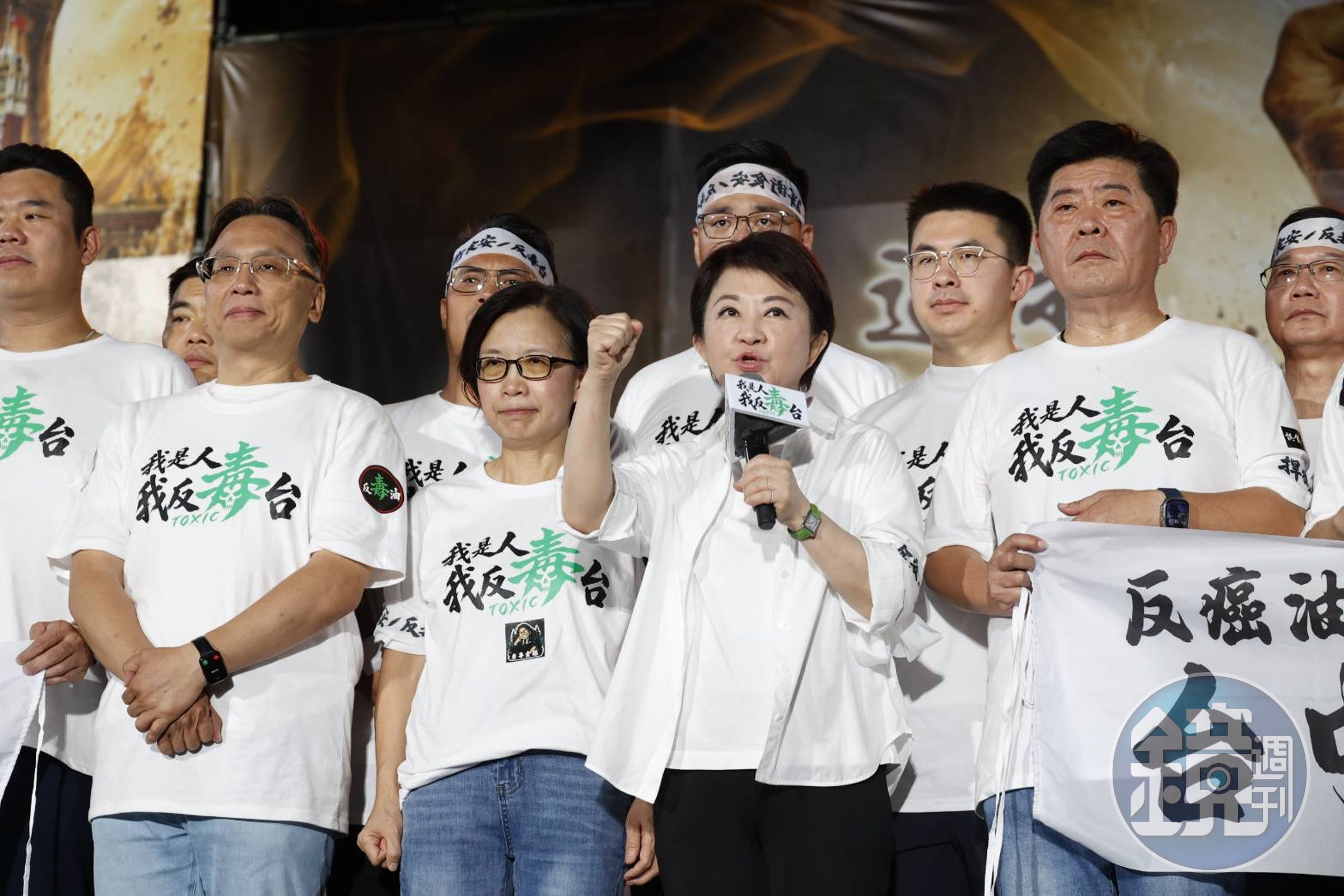 盧秀燕表示,「民進黨就是在破壞食安、迫害我們吃的人權」。