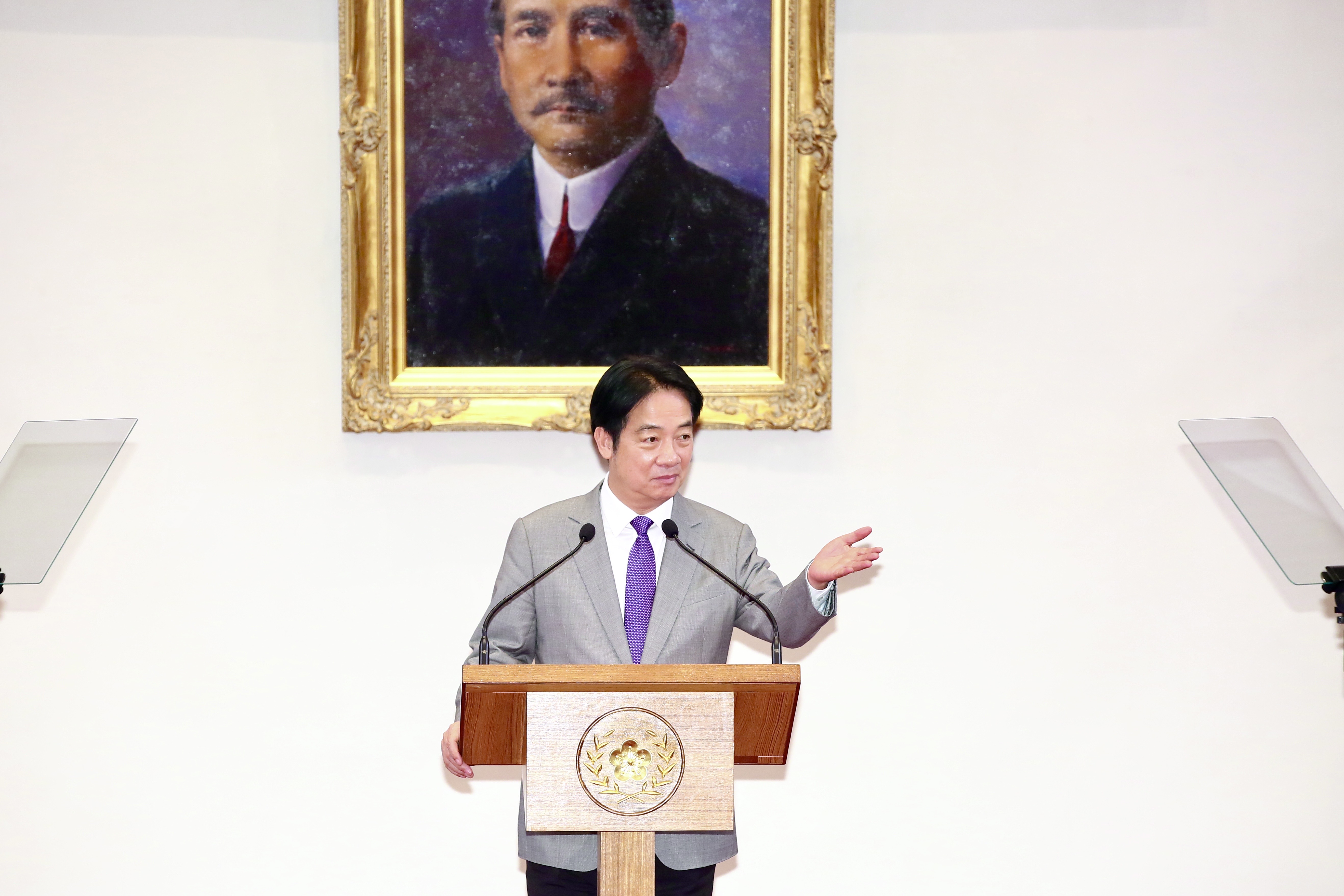 美國官員表示，賴清德說「暫時性稅率」是準確的。