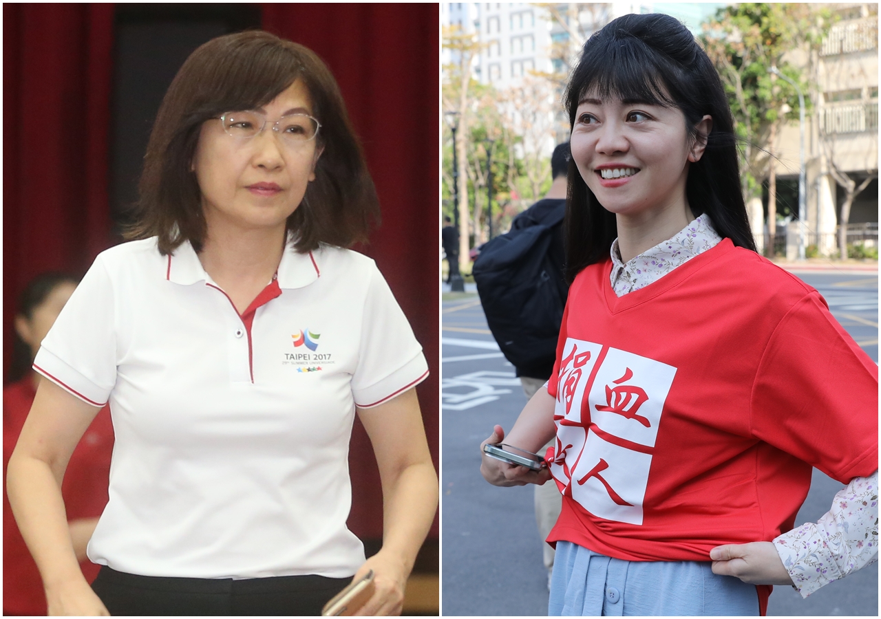 高嘉瑜（右）未進入欣欣百貨董事會，等於提前出局，最終新董座由李文英（左）擔任。（合成照，本刊資料照）