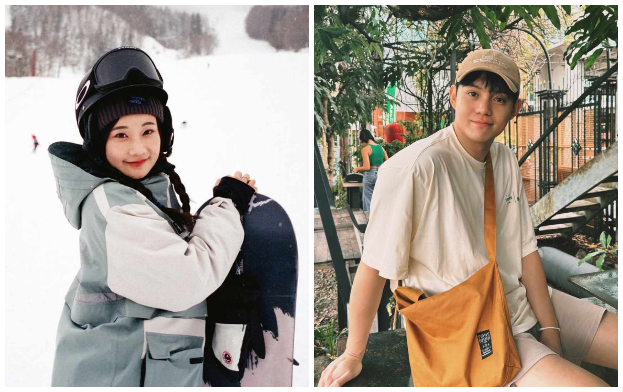 愛莉莎莎（左圖）今年4月跟呂杰陽（右圖）分手。（翻攝愛莉莎莎IG、呂杰陽IG）