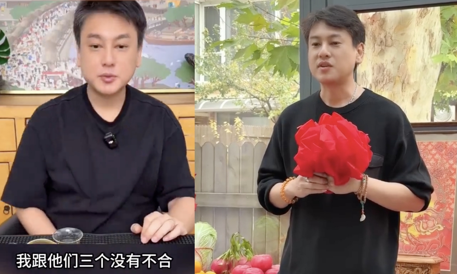 朱孝天開直播坦言沒有F4其他3位成員的聯絡方式，「人與人之間感情淡一點比較好。」（網路圖片）