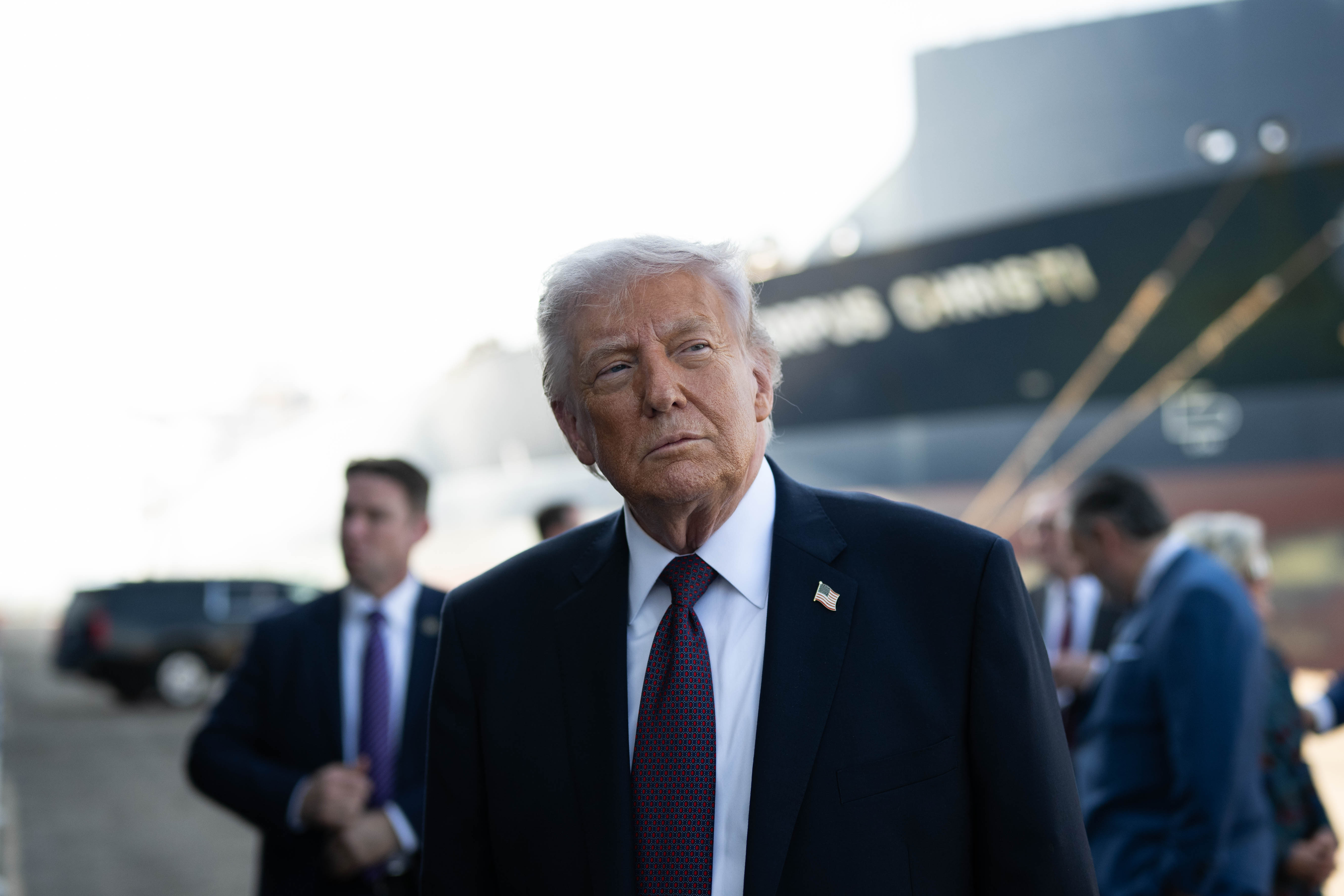 《華盛頓郵報》專欄指出，美國深陷中東衝突，會讓俄羅斯與中國成為最大受益者。圖為美國總統川普。（翻攝白宮Flickr）