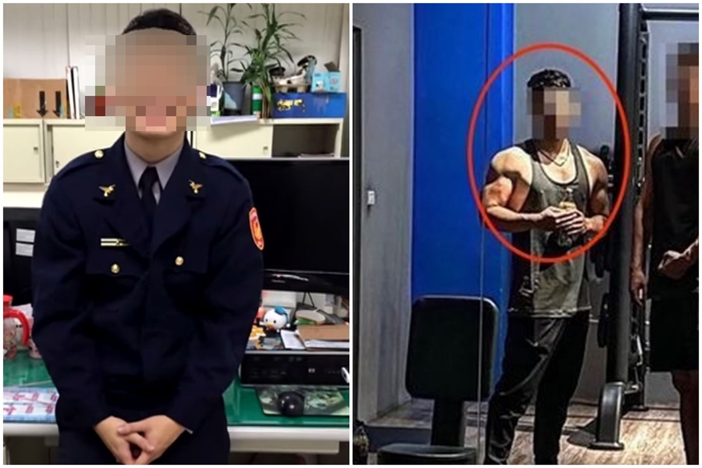 33歲L警涉嫌販售女警性愛影片，引發社會譁然。（翻攝畫面）