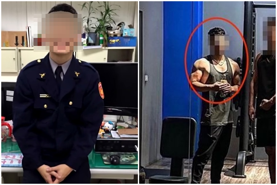 33歲L警涉嫌販售女警性愛影片，引發社會譁然。（翻攝畫面）