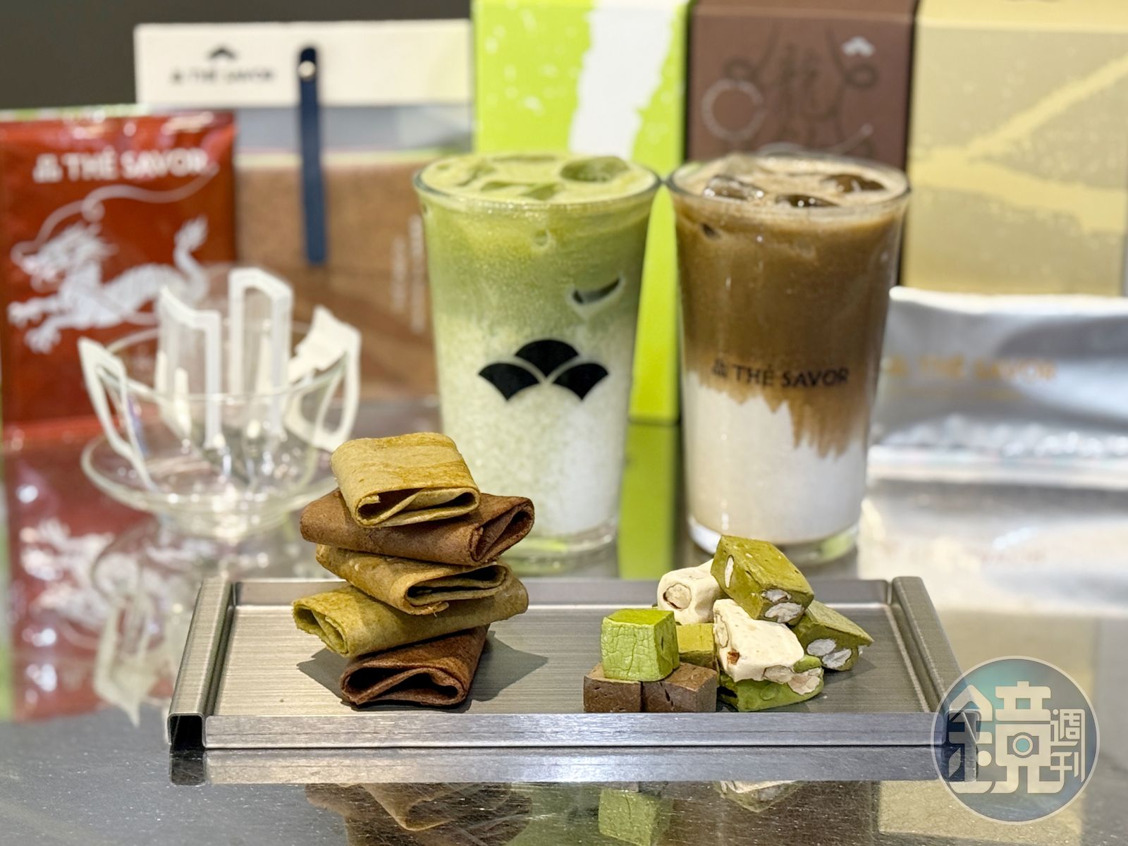 拜月老前先買伴手禮!糖村在大稻埕新開「品 PIN THÉ SAVOR」 喝現刷台灣「磨茶」、把一口茶牛軋糖帶回家
