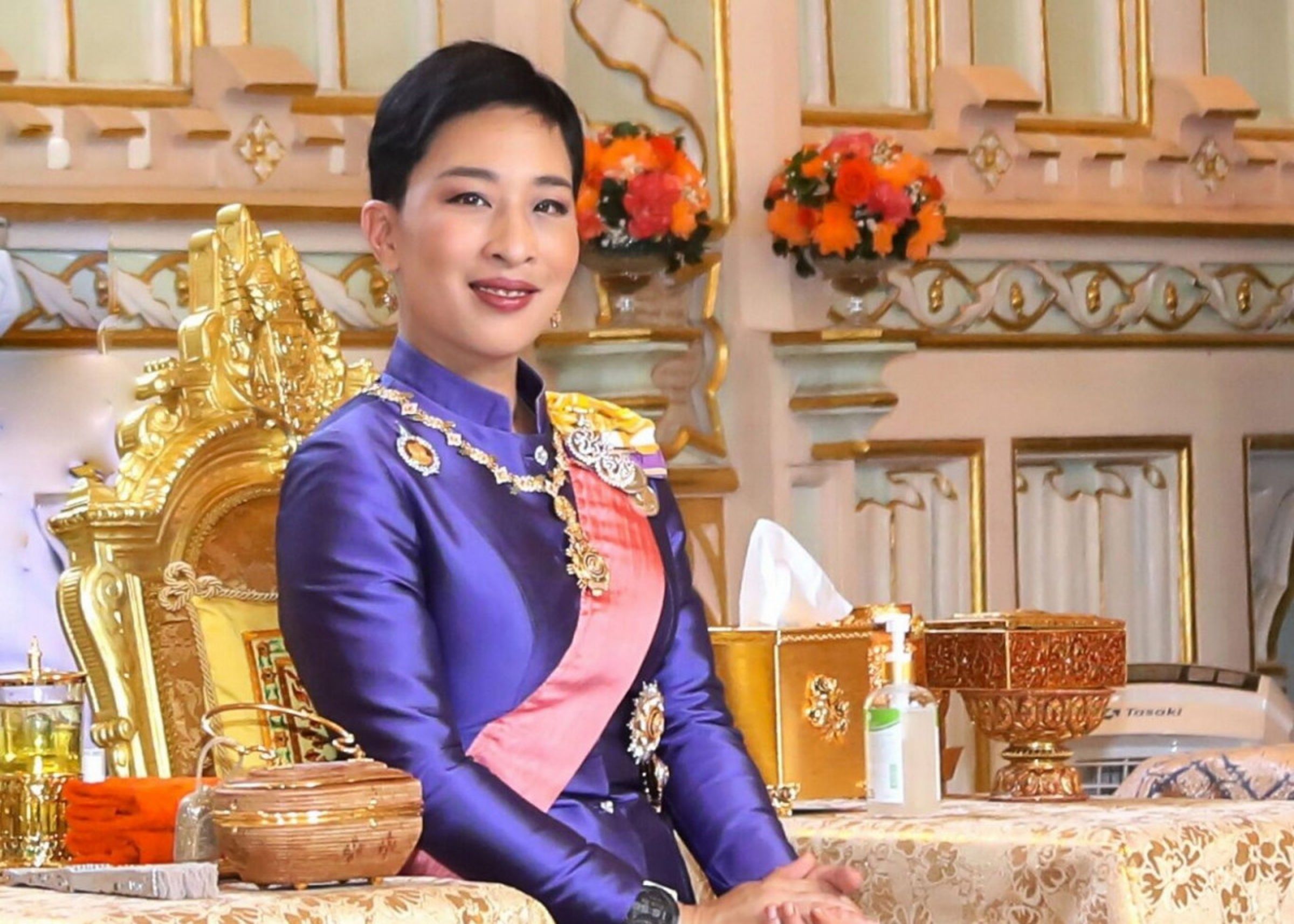 泰國王室宮務處聲明坦言，長公主的健康狀況在近期持續惡化。（翻攝自Ｘ）