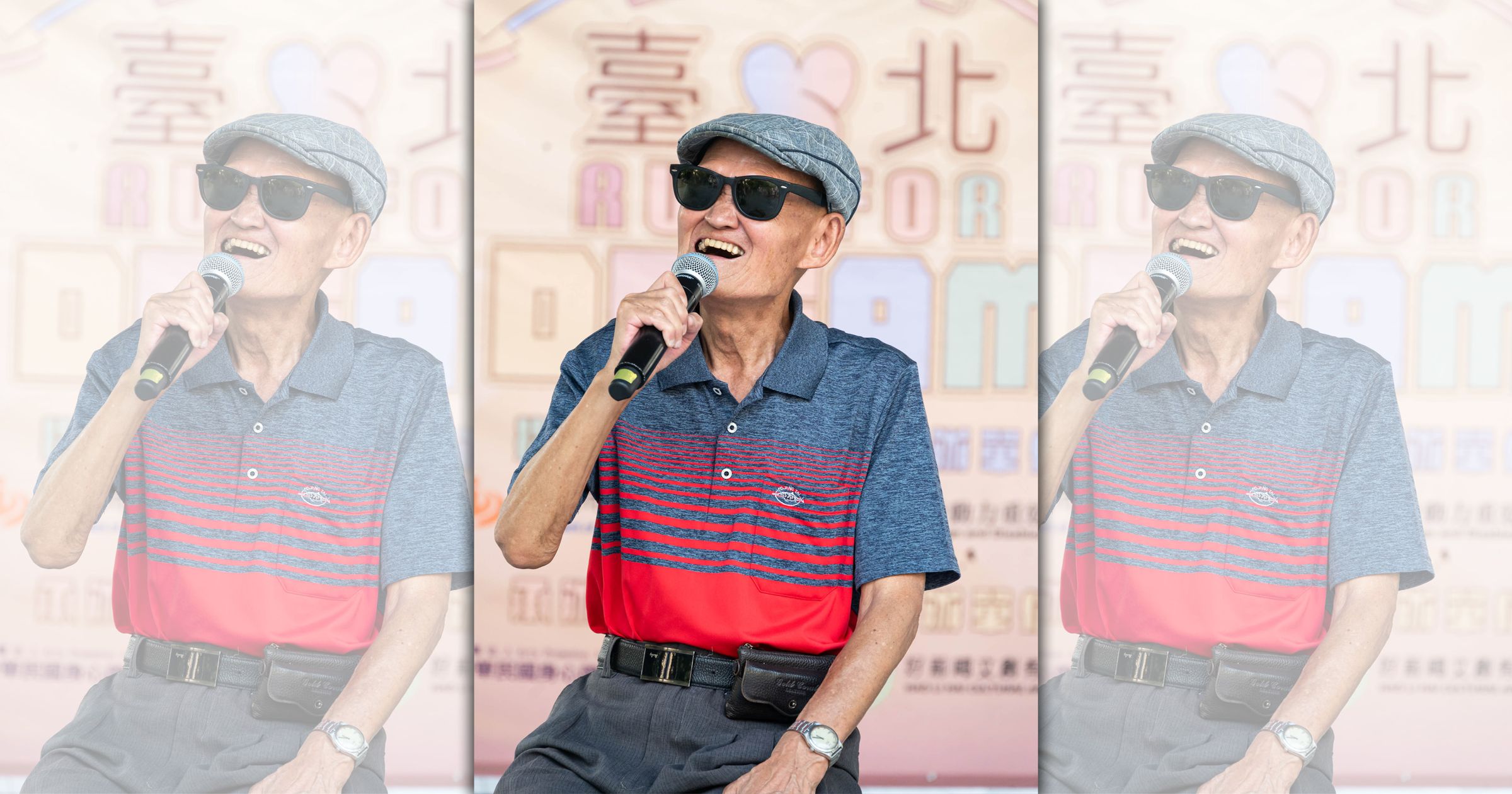李炳輝日前受邀出席2024「臺北Run for Dream」。（中華民國身心障礙者藝文推廣協會提供）