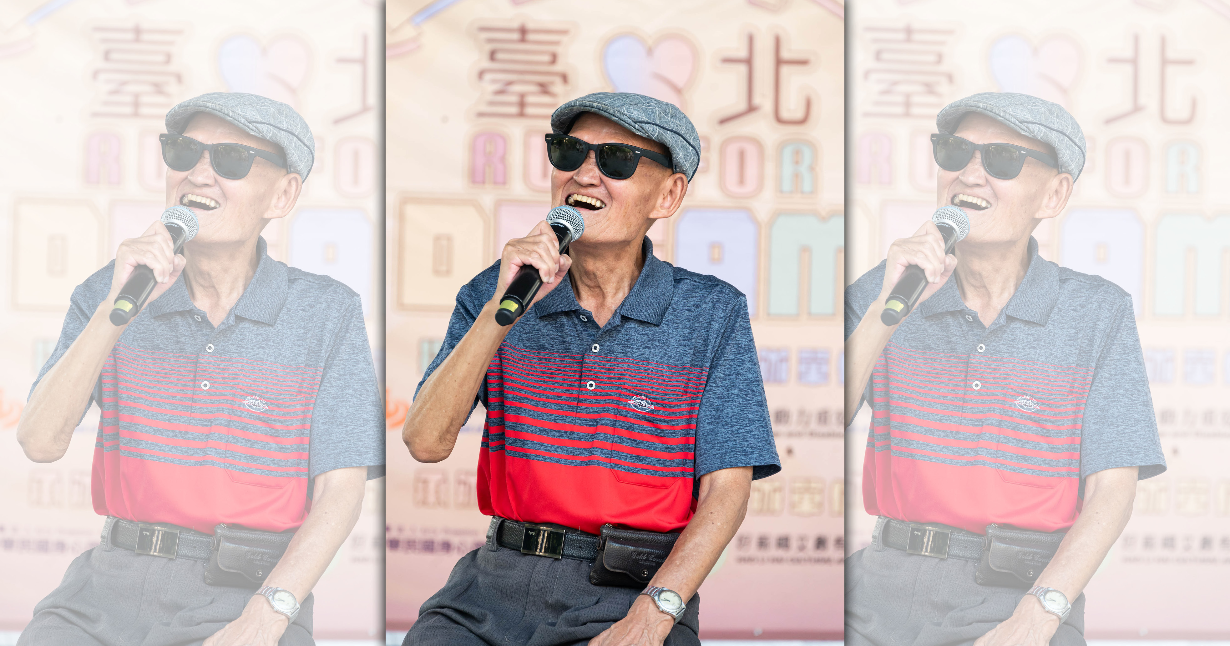 李炳輝日前受邀出席2024「臺北Run for Dream」。(中華民國身心障礙者藝文推廣協會提供)