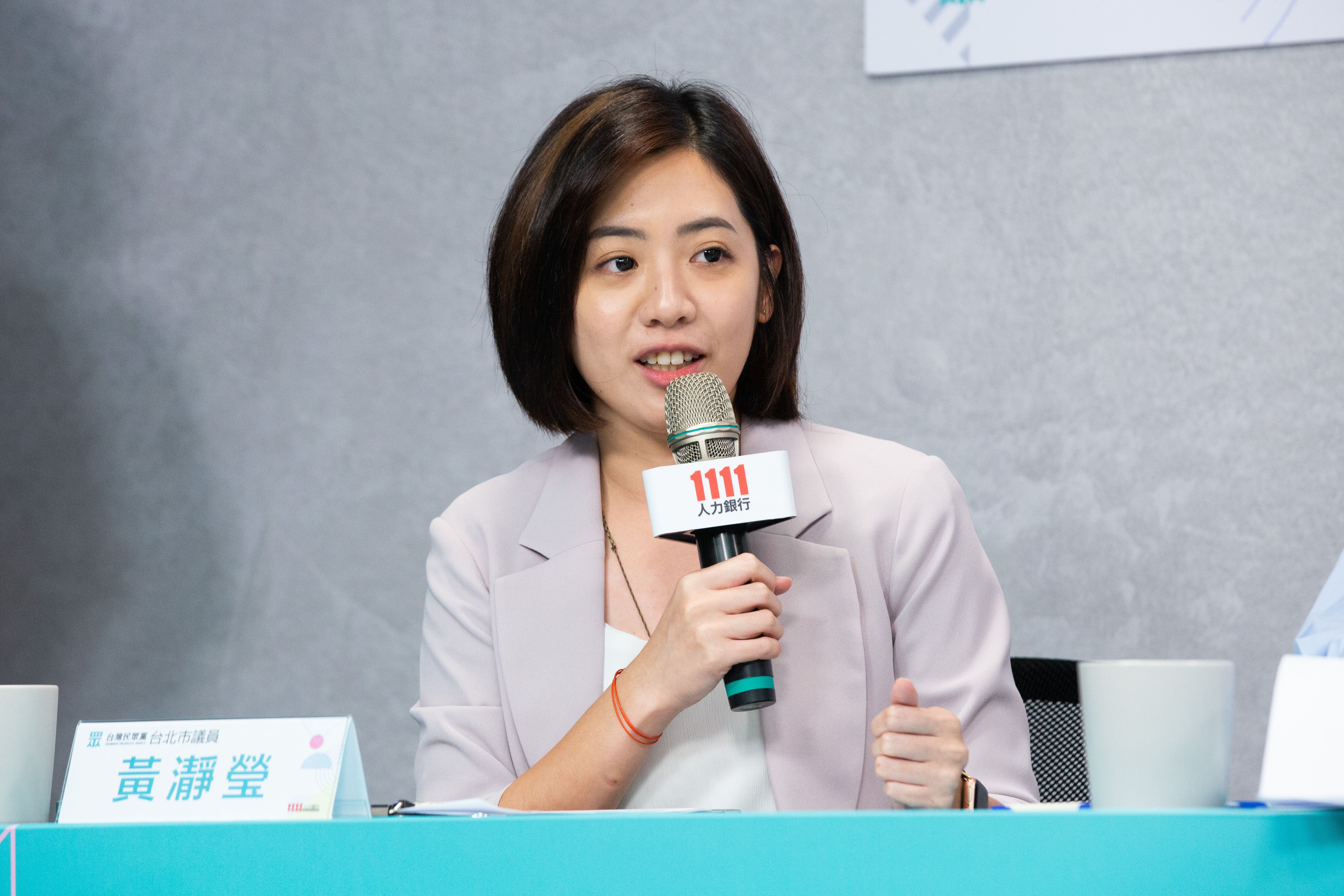 民眾黨台北市議員、「學姐」黃瀞瑩宣布懷孕。（本刊資料照）