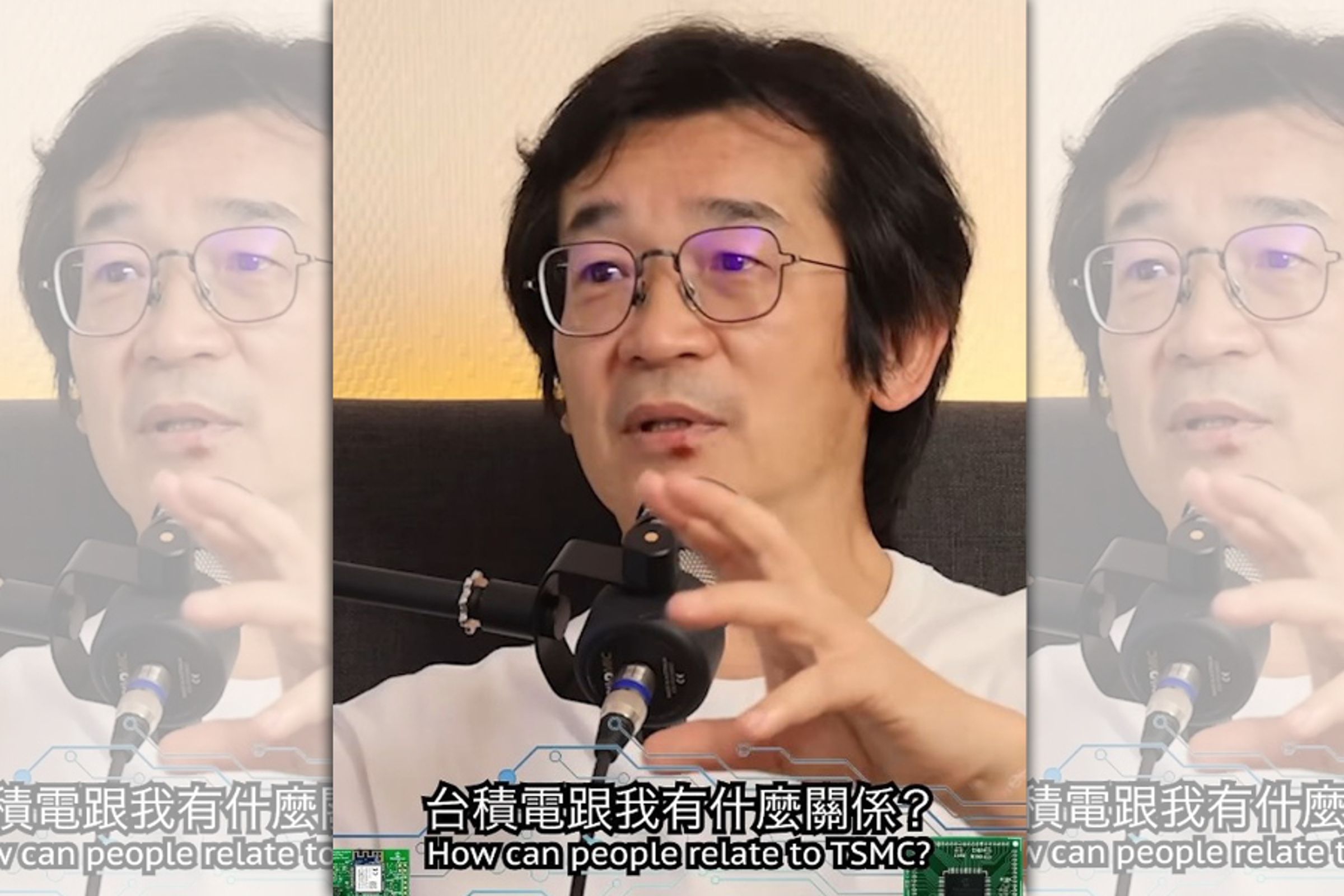 魏德聖接受網紅專訪，發言牽拖台積電惹議。（翻攝自「酷的夢」YT）
