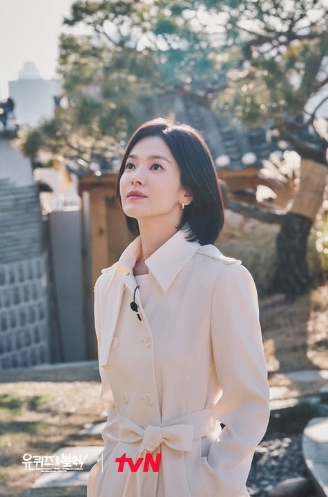宋慧喬邁入40代，雖然保持得依然童顏，但她知道自己要以更成熟態度迎接未來挑戰。（翻攝劉QUIZ ON THE BLOCK INS）