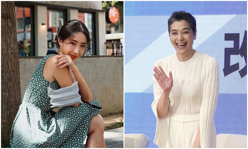 賴佩霞（右圖）參選副總統，媳婦隋棠（左圖）未多做表態。（本刊資料照／翻攝隋棠IG）