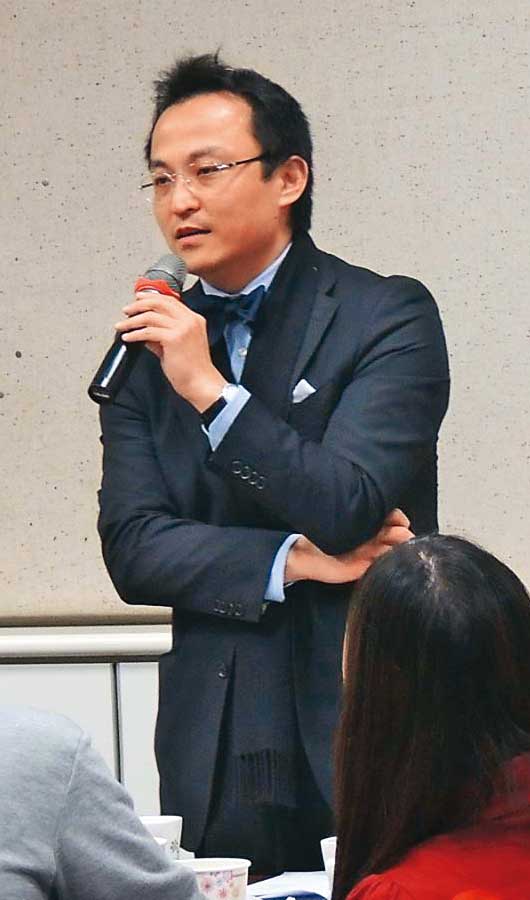 晾舟國際資產管理負責人陳米山(圖)是宣捷昔日合作夥伴,雙方已鬧翻。(翻攝新竹女中校友會臉書)