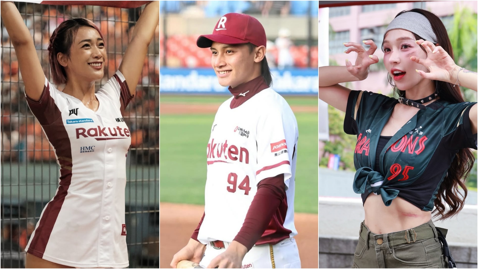 阿布舞（左）、馬傑森（中）、林襄（右）。（合成圖；翻攝IG）