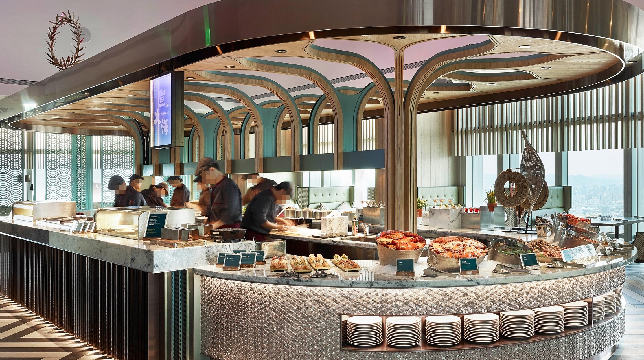 知名自助餐「INPARADISE 饗饗」爆多人出現疑似食物中毒的症狀。（翻攝自臉書＠INPARADISE 饗饗）