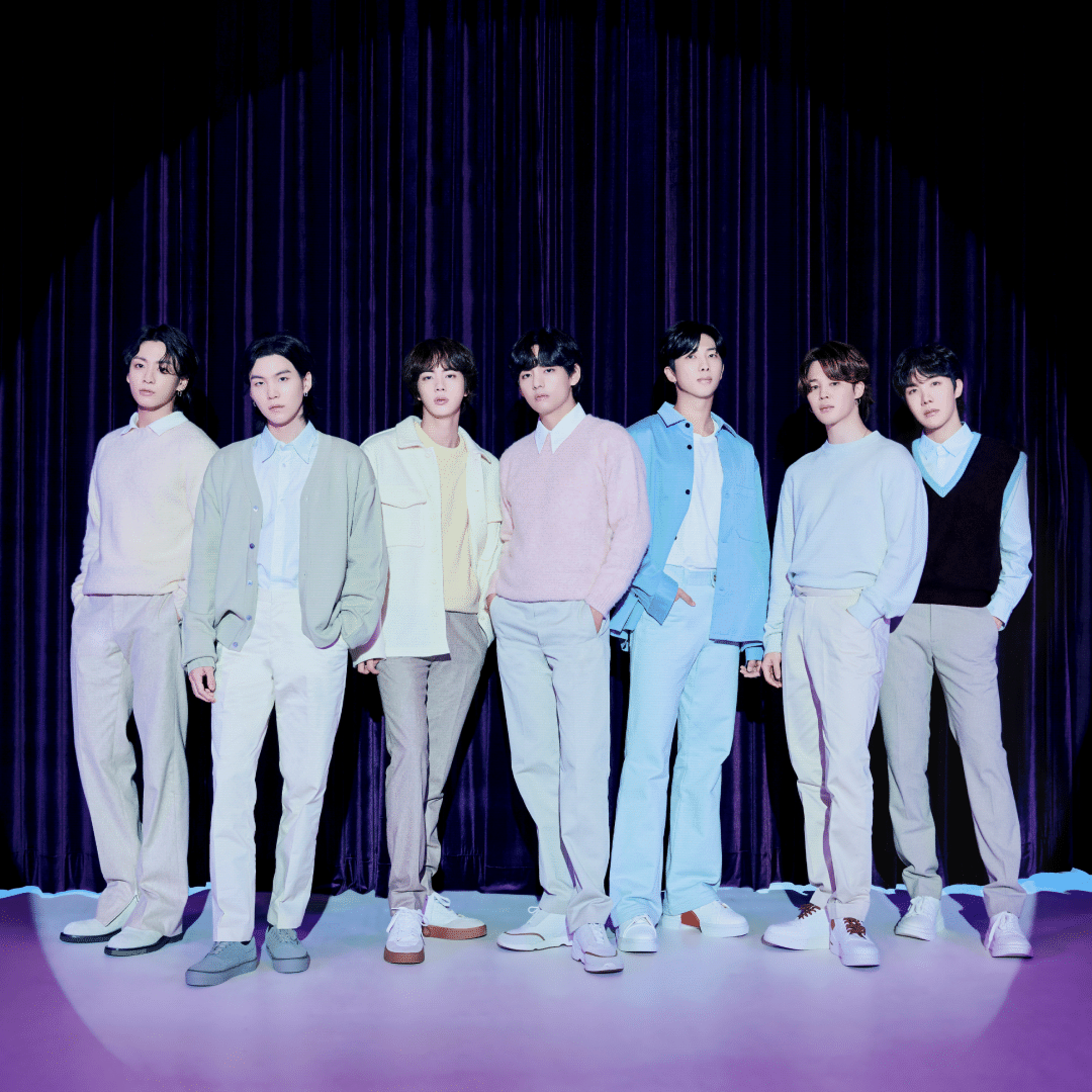 BTS防彈少年團全員退伍後，粉絲超期待新專輯。（翻攝BTS X)