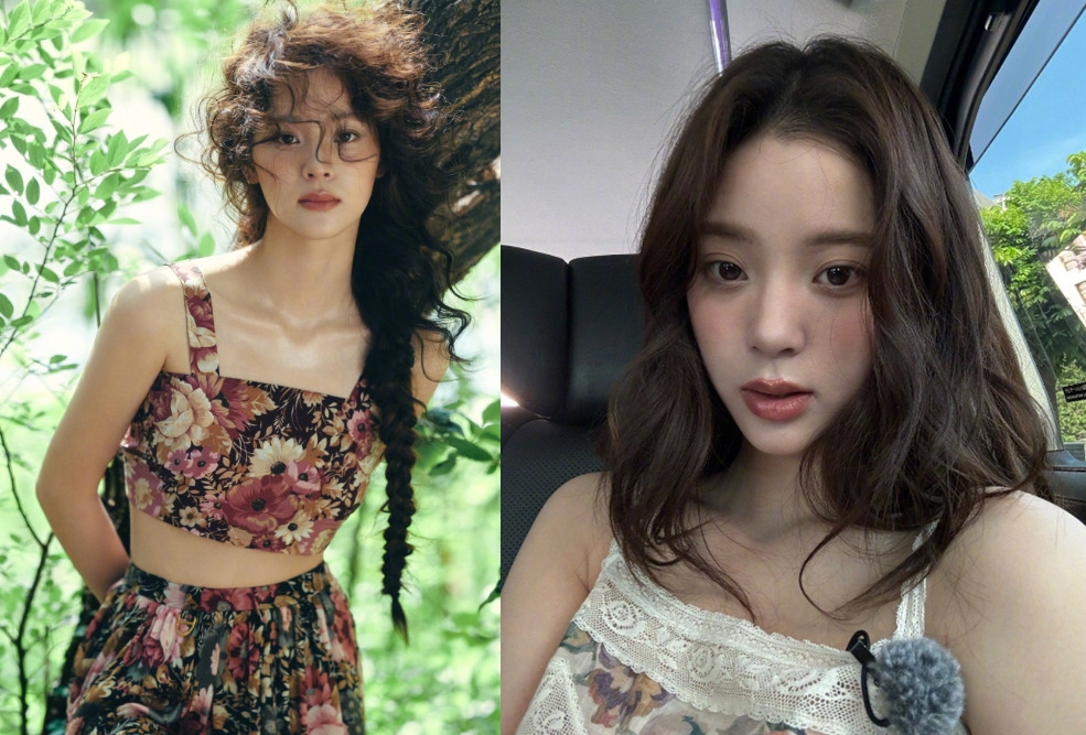 歐陽娜娜以往散發氣質形象，難得以嫵媚造型亮相。（翻攝微博）