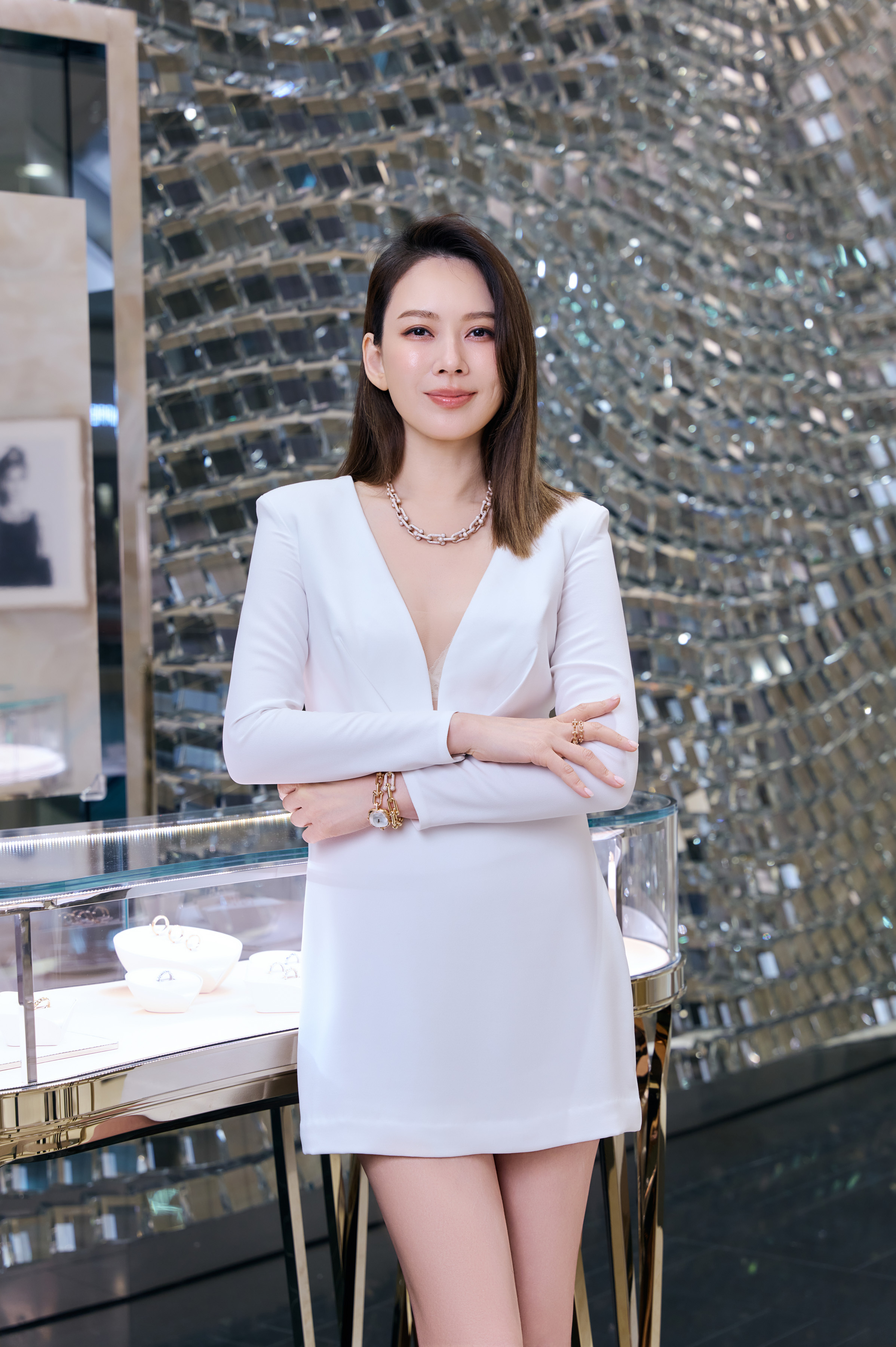 Melody認為自己身上的Tiffany HardWear代表著獨立、優雅，是現代女性的縮影。（Tiffany & Co.提供）
