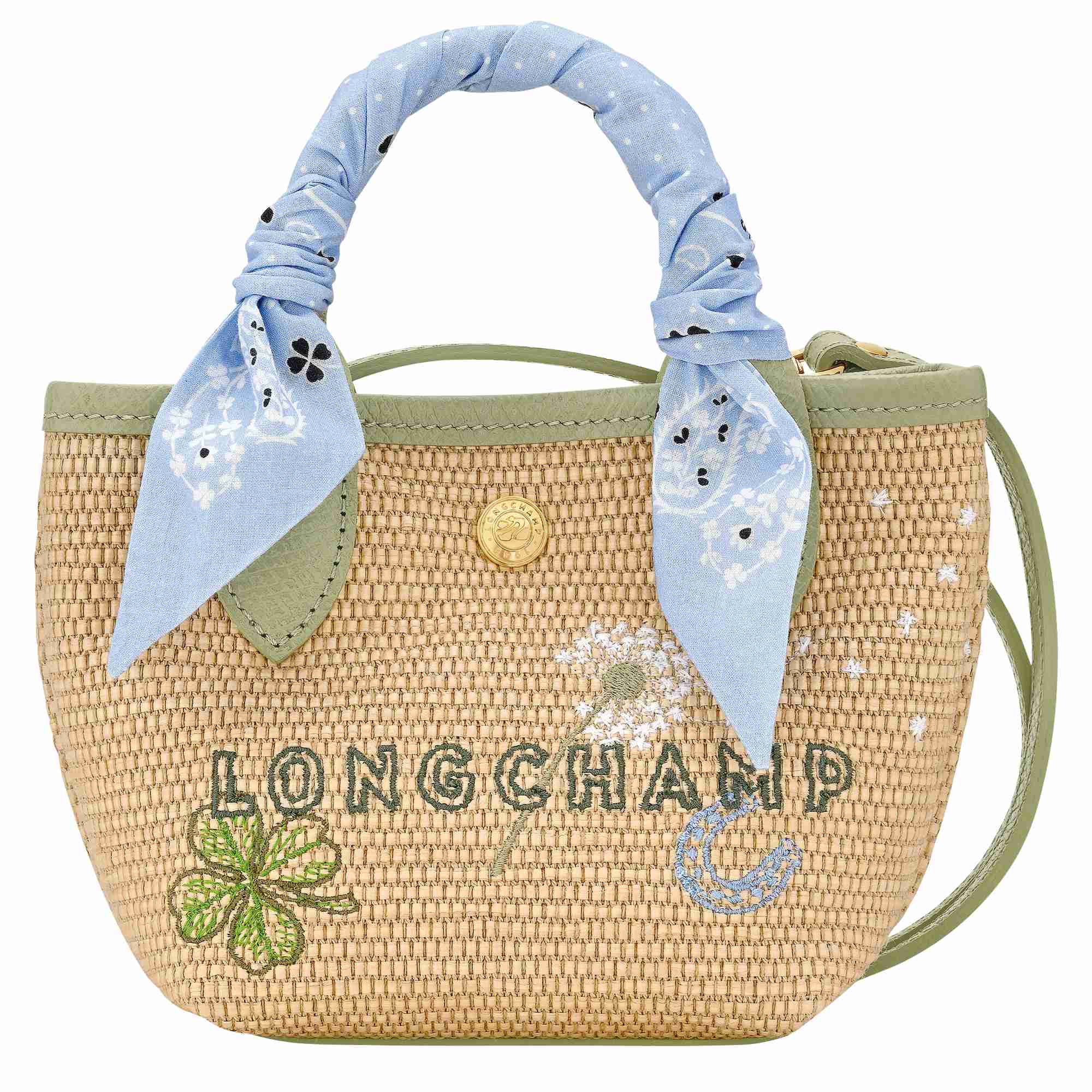 Le Pliage Collection 籃袋（杏仁綠色）。NT$11,000（LONGCHAMP提供）