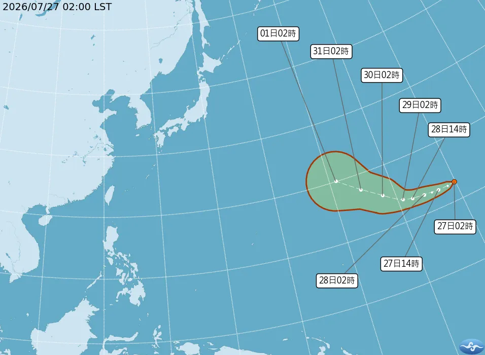 中北部防短延時豪雨！白海豚颱風最快今生成　是否「轉彎」路徑曝光