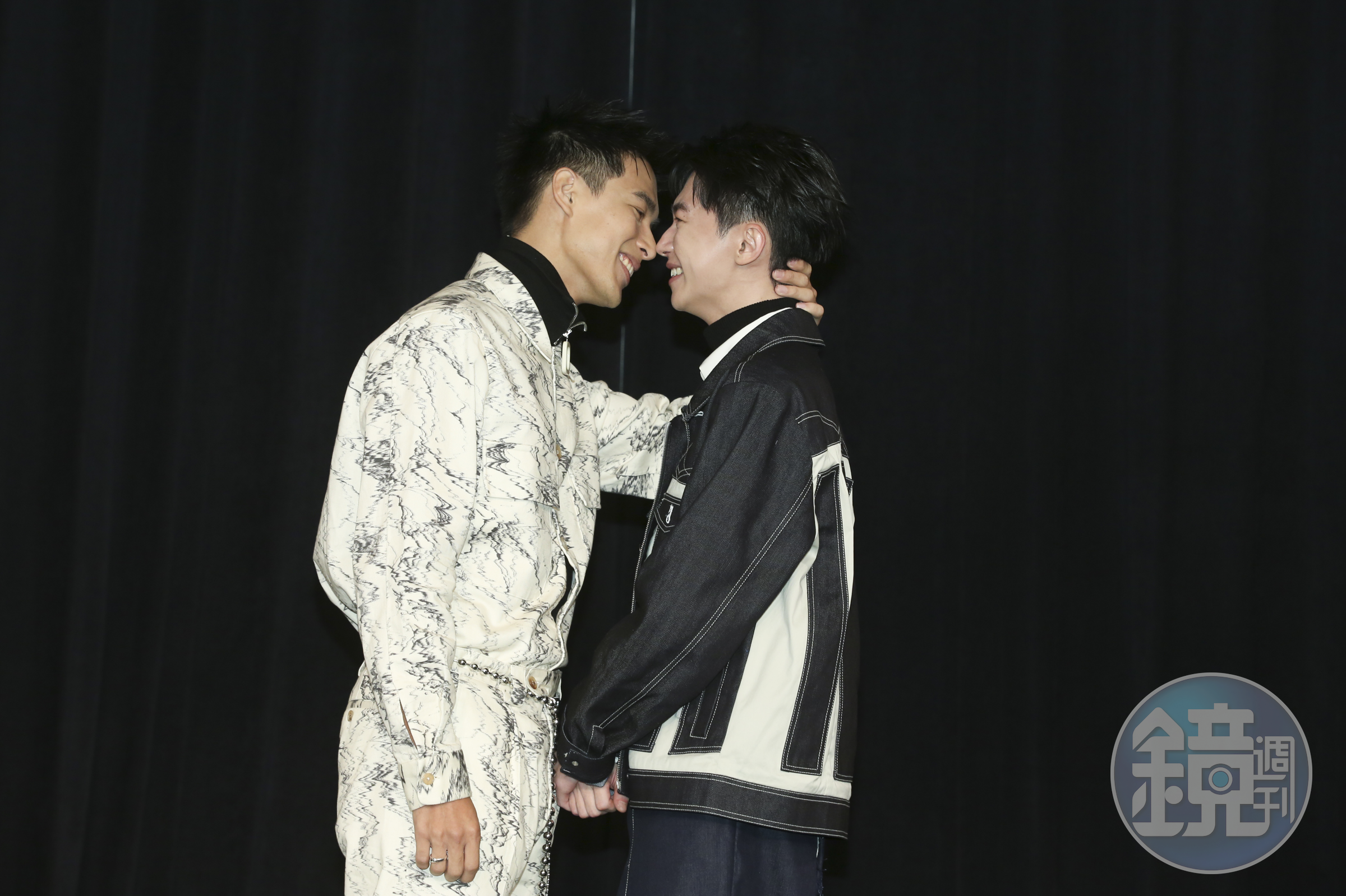 黃丞邦、陳玹宇甜蜜互動。