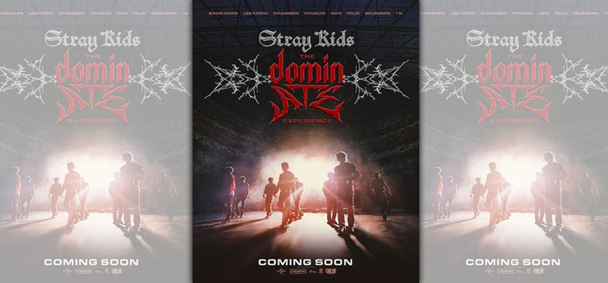 韓國人氣天團Stray Kids,演唱會電影《Stray Kids:The dominATE Experience》帶領觀眾重返洛杉磯的爆滿實況。(UIP提供)