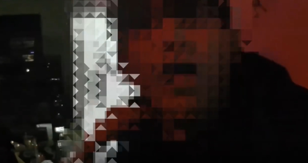 信義醉男竟咬傷安管還嗆警。（警方提供）