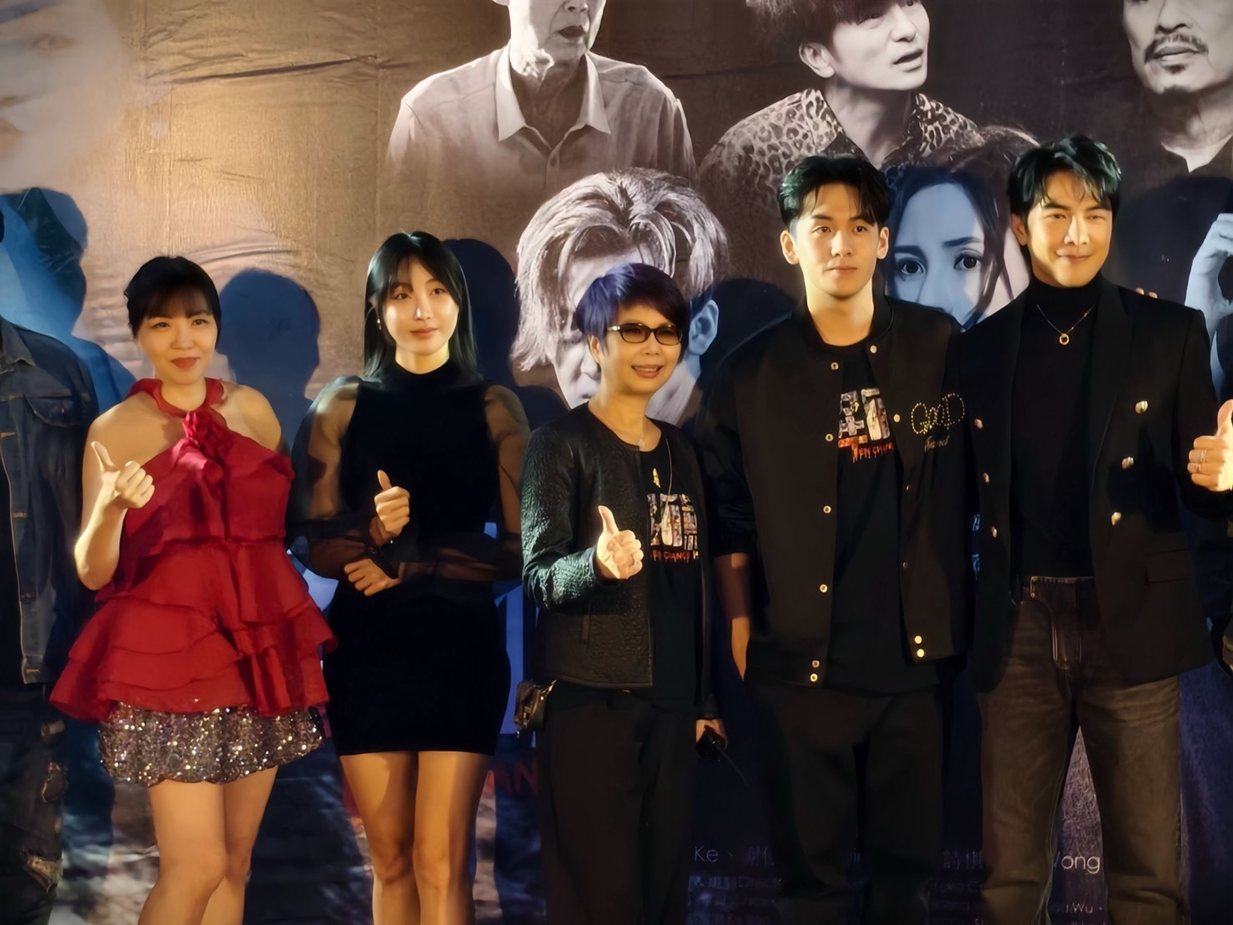電影《解碼 Ten Chances》於11⽉18⽇在台北⼤直美麗華影城舉⾏千⼈⾸映禮。(陳孝志提供)